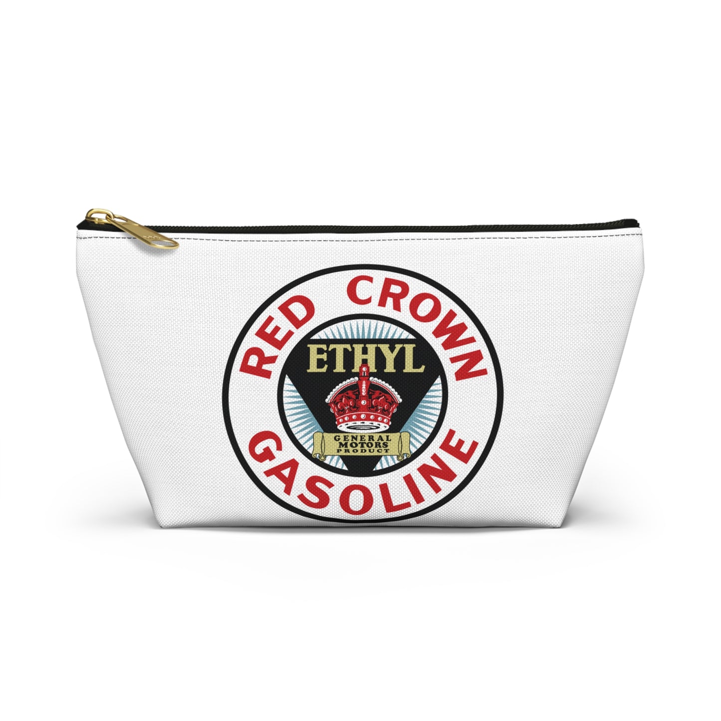 Red Crown Ethyl Accessory Pouch — Vintage Standard Oil Petroliana Gift | The Faded Label Co.