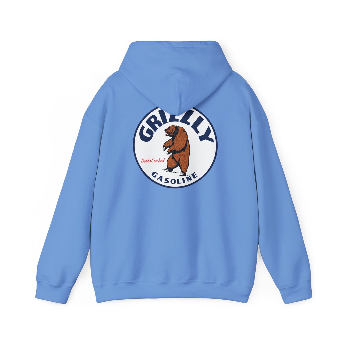 Grizzly Gasoline Logo Hoodie – Retro Bear Graphic Sweatshirt