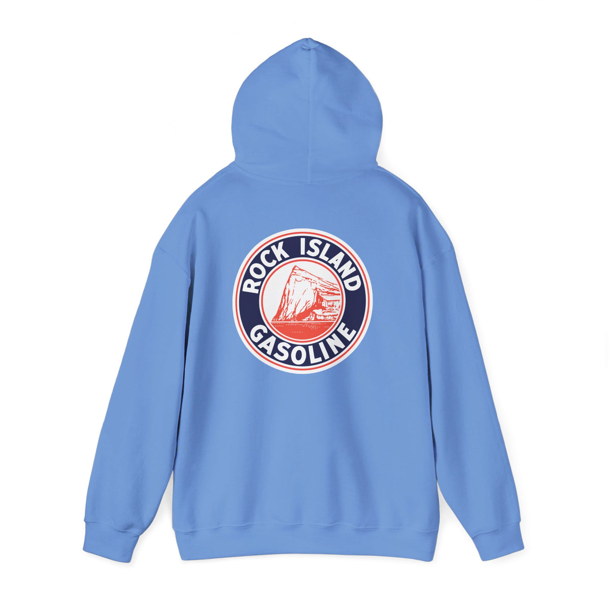 Rock Island Gasoline Hoodie — Vintage Petroliana | The Faded Label Co.