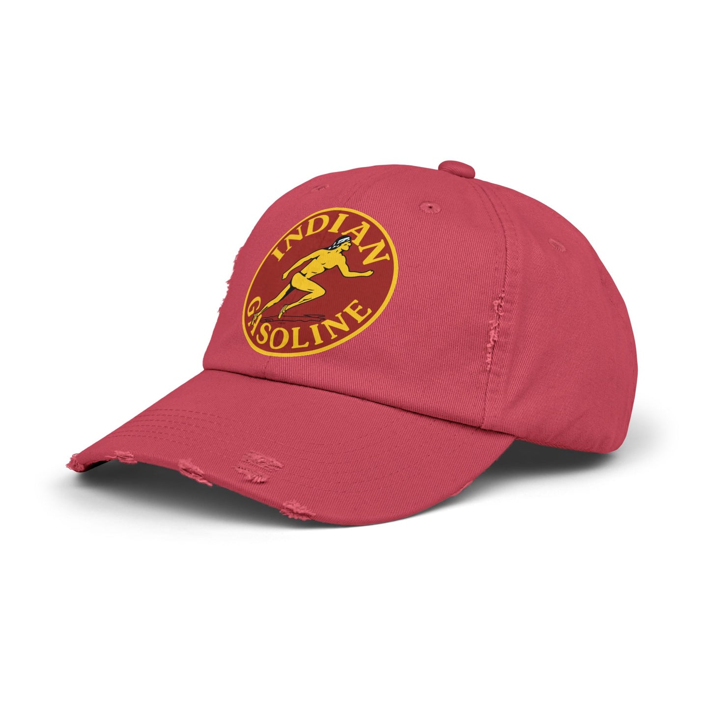 Indian Gasoline Distressed Cap — Vintage Petroliana Hat | The Faded Label Co.