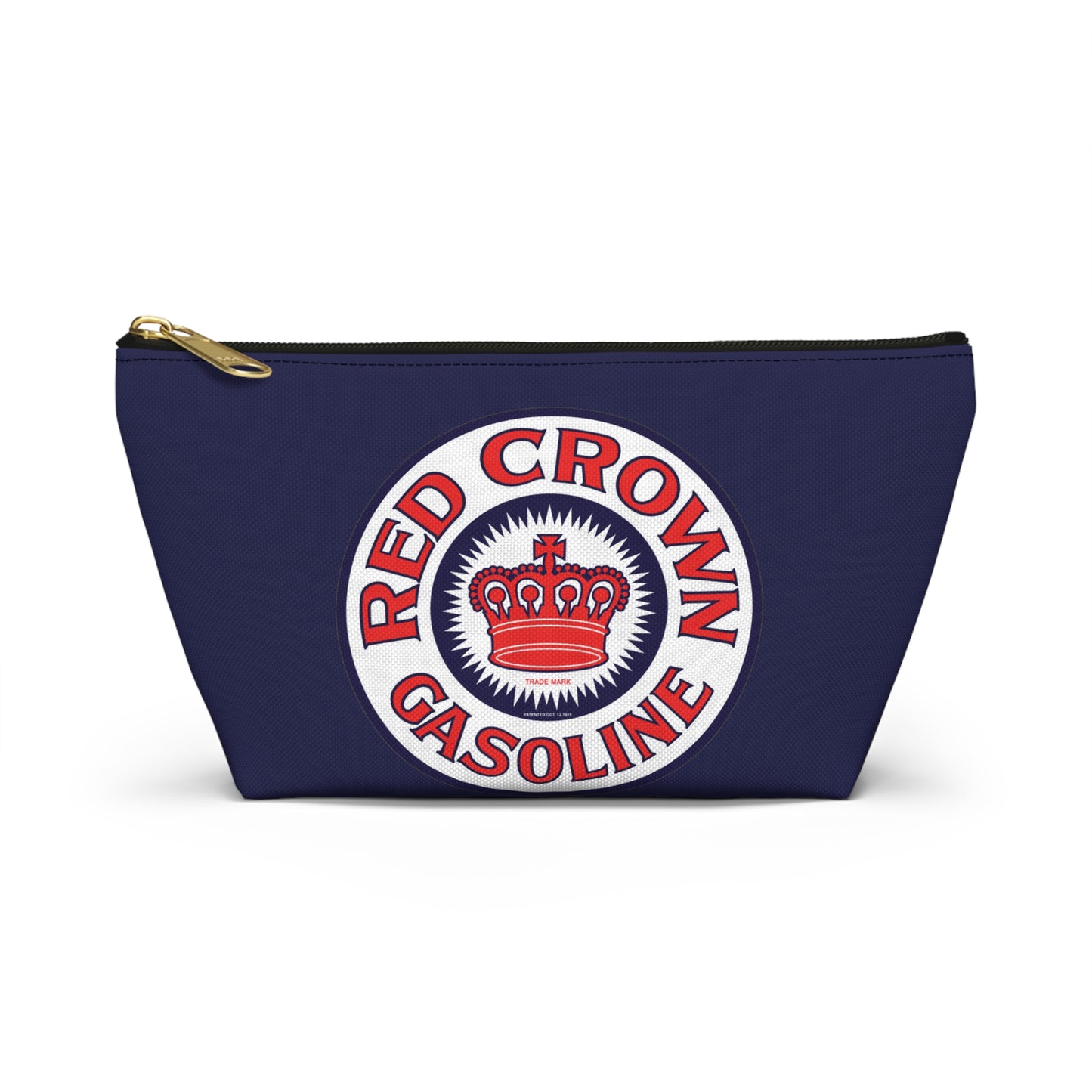 Red Crown Gasoline Accessory Pouch — Vintage Standard Oil Petroliana Gift | The Faded Label Co.