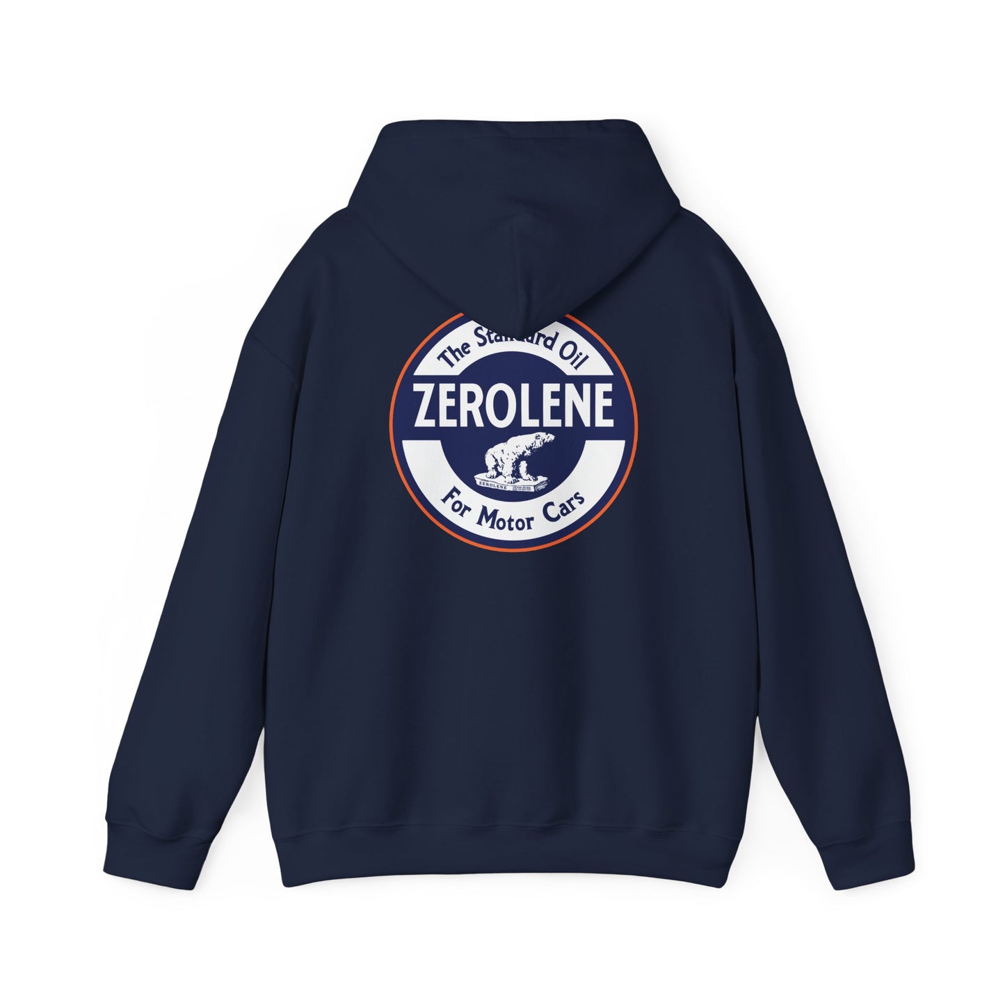 Zerolene Vintage Logo Hoodie — Retro Motor Oil Graphic Sweatshirt