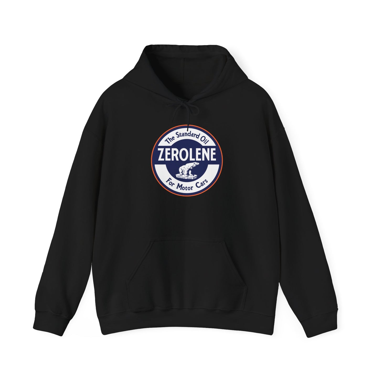 Zerolene Vintage Logo Hoodie — Retro Motor Oil Graphic Sweatshirt