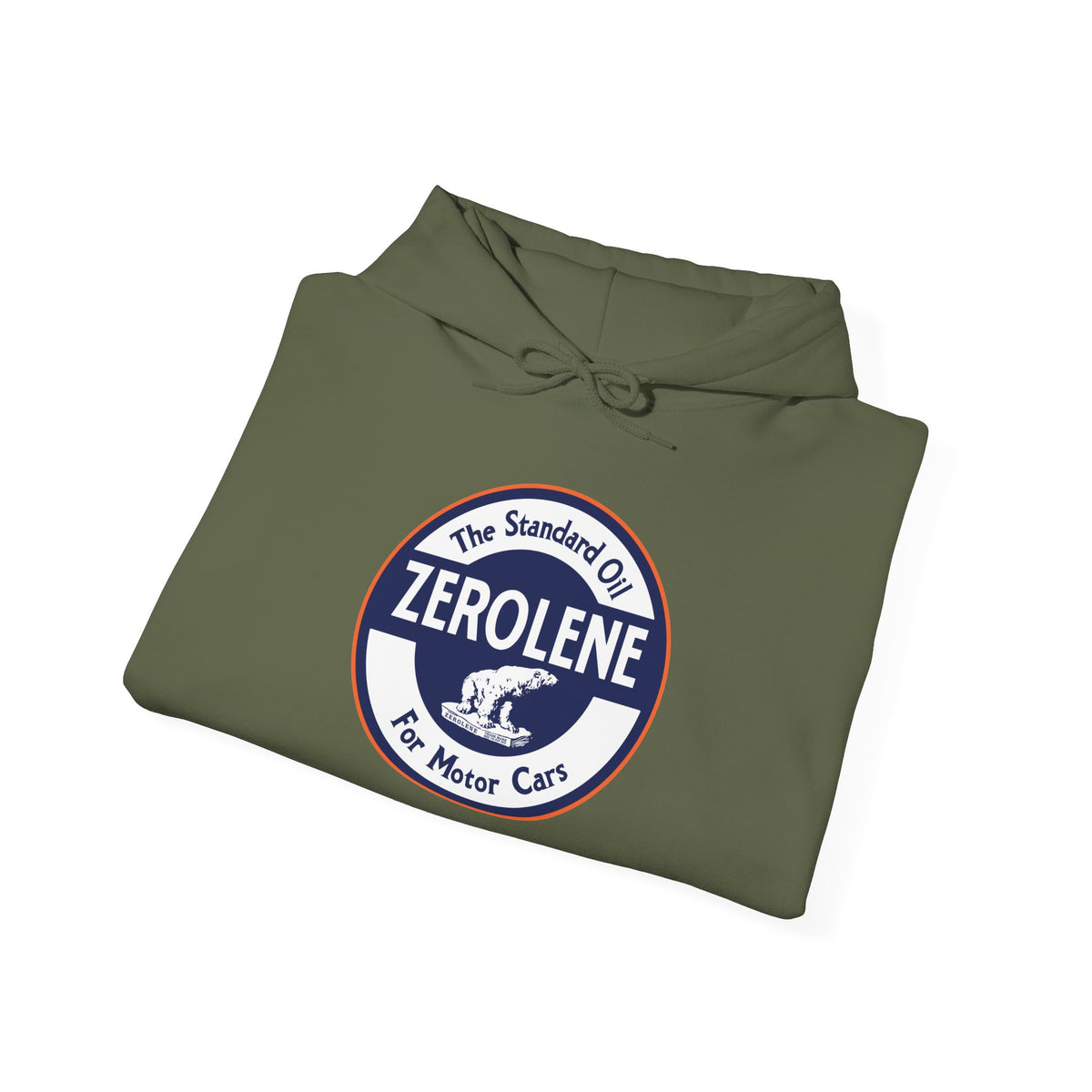 Zerolene Hoodie — Vintage Standard Oil Polar Bear | The Faded Label Co.