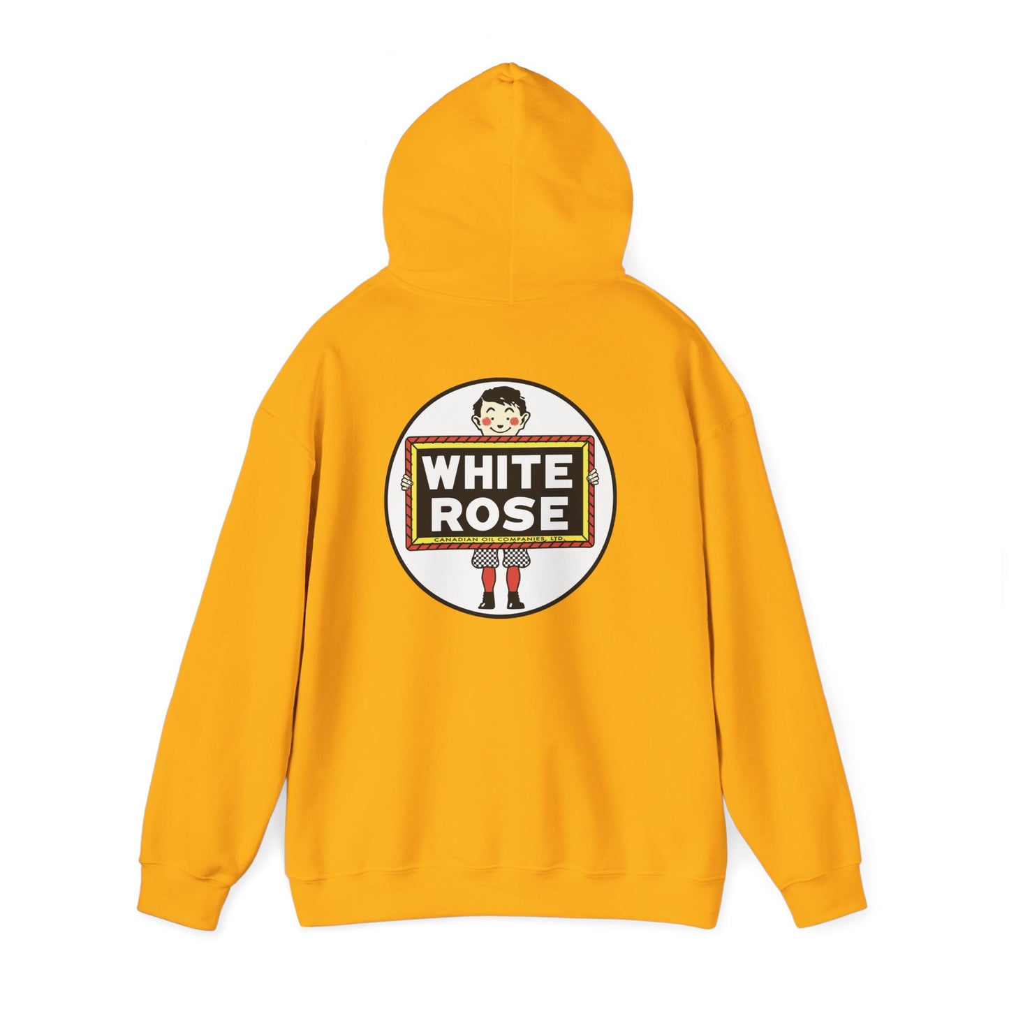 White Rose Logo Hoodie — Vintage Protest Graphic Sweatshirt little boy slate