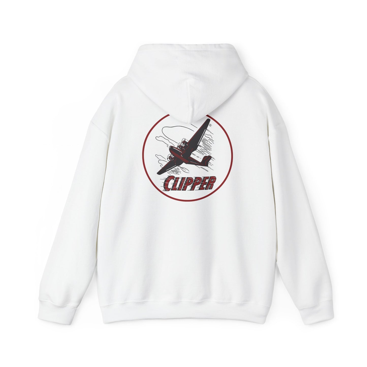 Aviation Clipper Hoodie – Vintage Plane Graphic Pullover