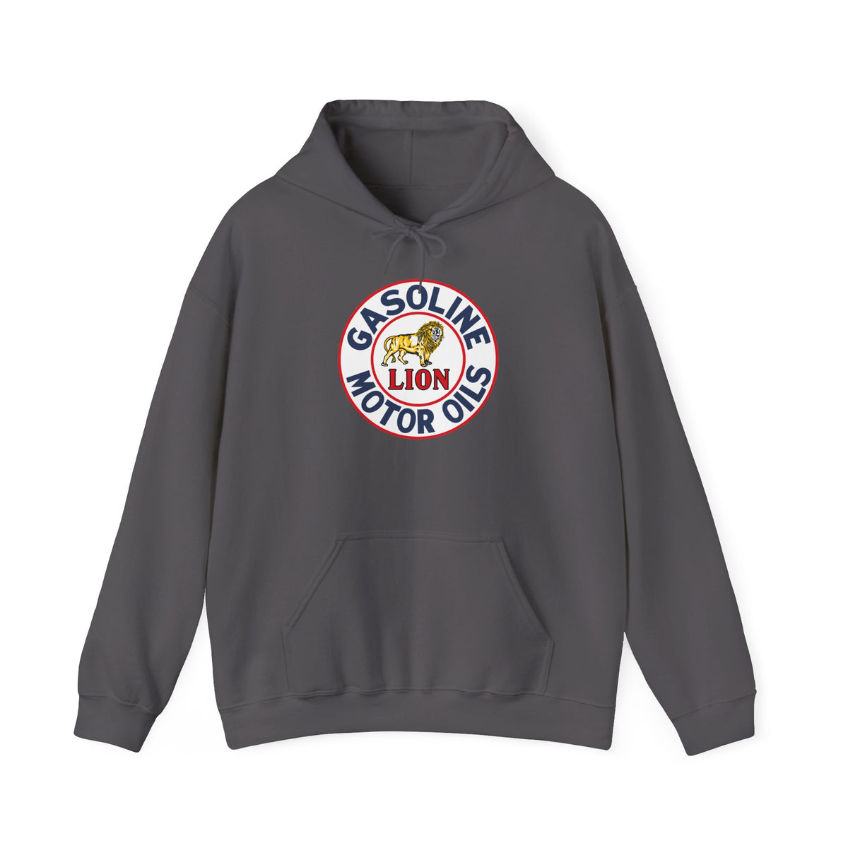 Lion Gasoline Motor Oils Hoodie — Vintage Petroliana | The Faded Label Co.