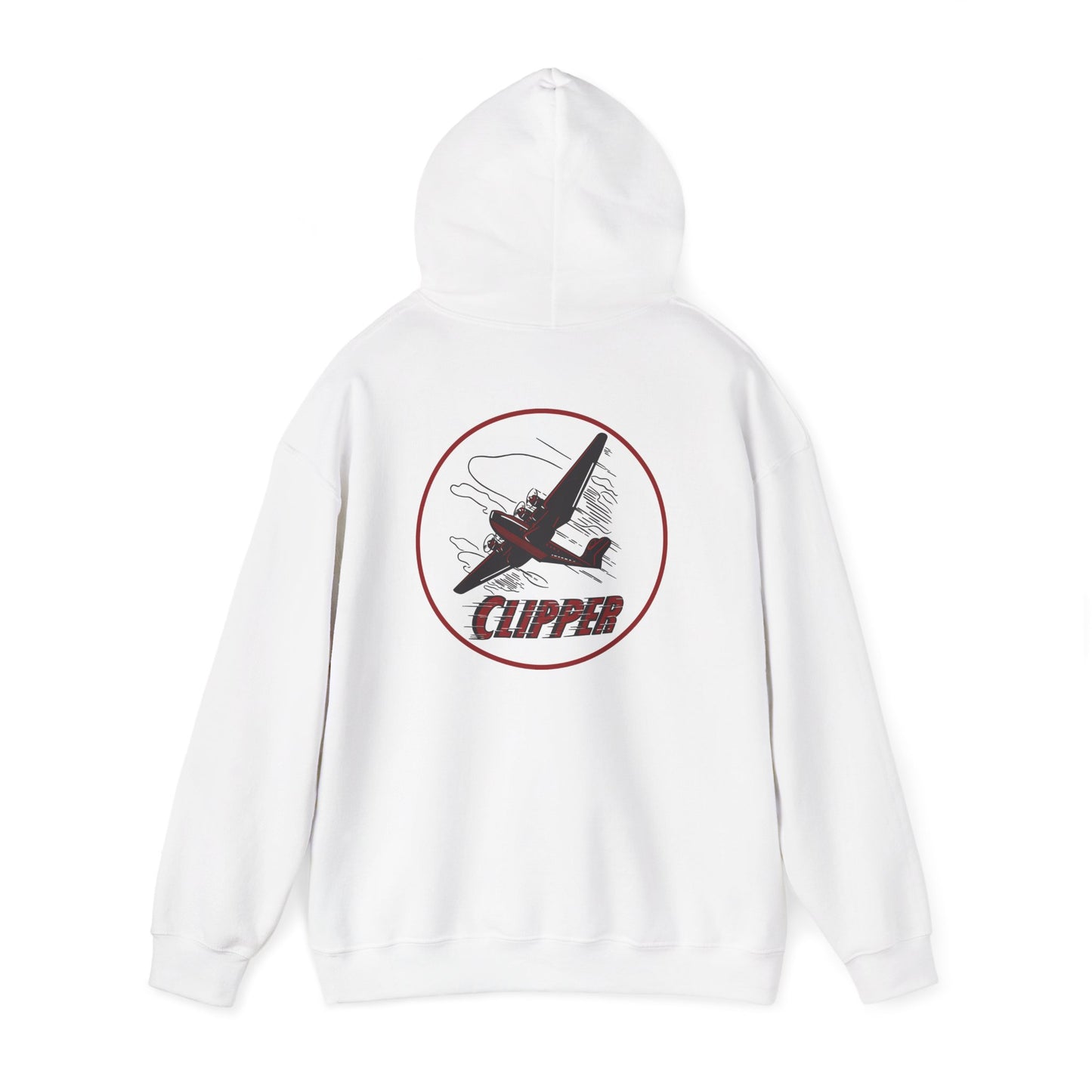 Aviation Clipper Hoodie – Vintage Plane Graphic Pullover