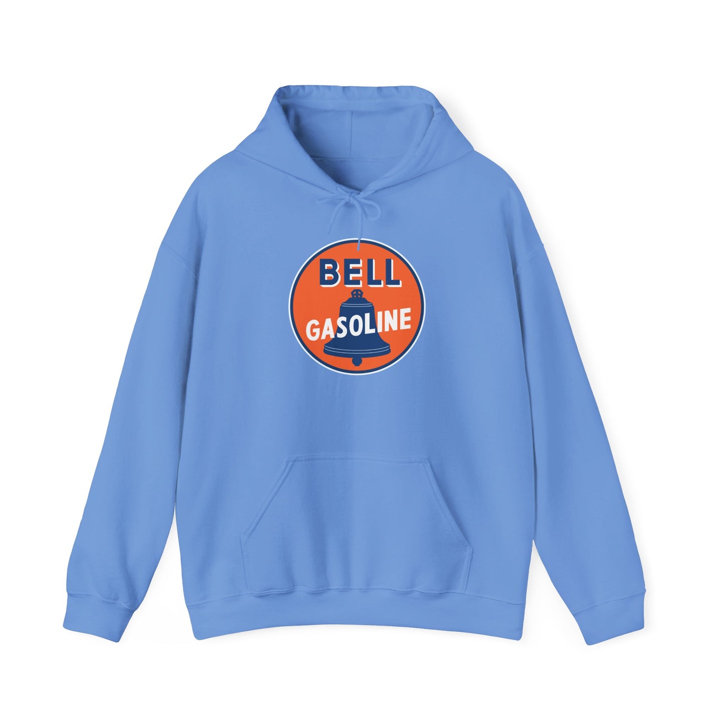 Bell Gasoline Logo Hoodie — Vintage Gas Station Graphic Sweatshirt