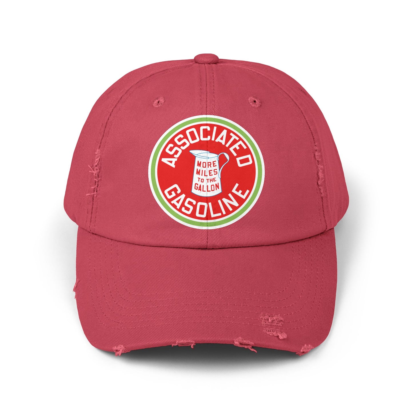 Associated Gasoline Distressed Cap — Vintage Petroliana Hat | The Faded Label Co.