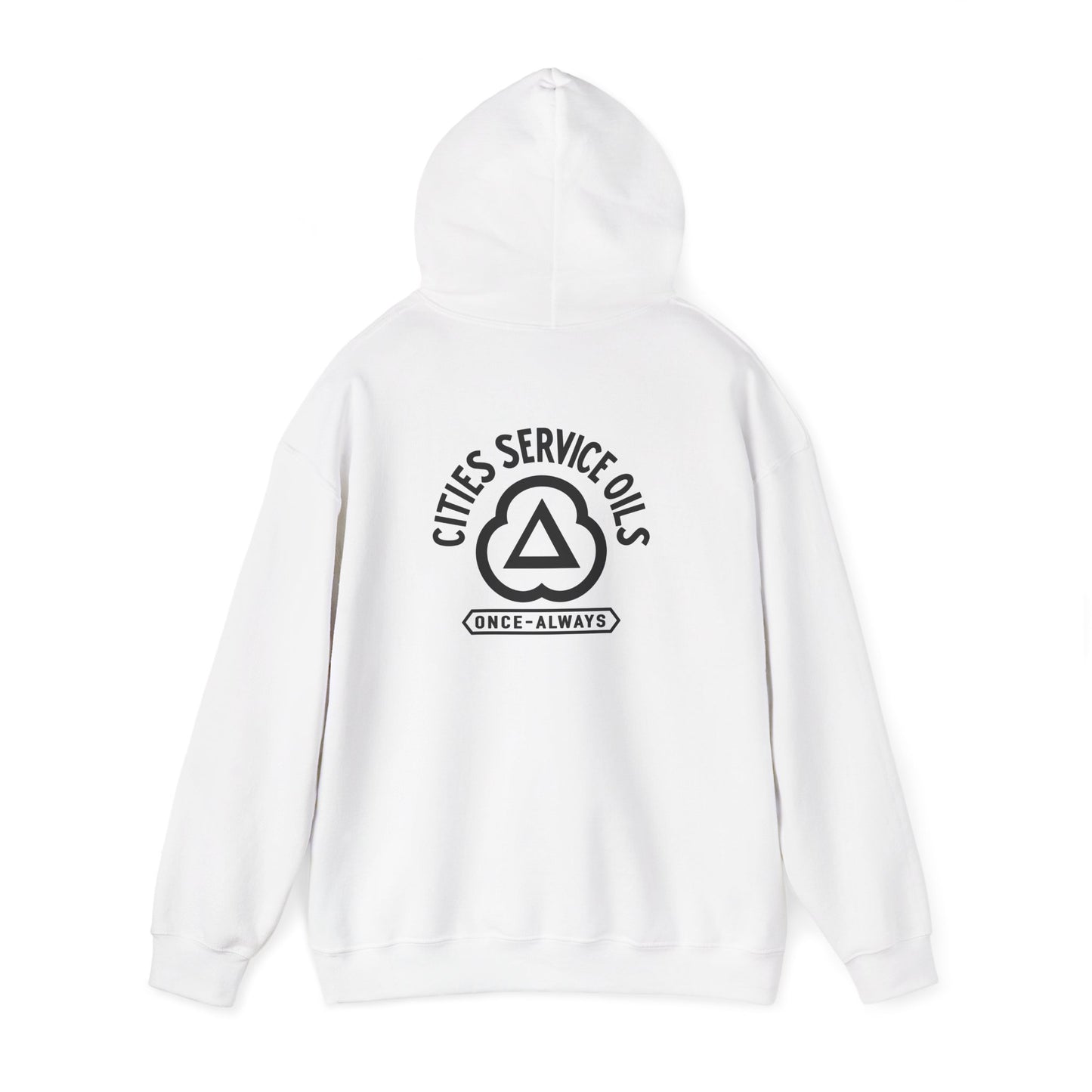 Cities Service Oils Logo Hoodie — 'Once & Always' Retro Gasoline Streetwear