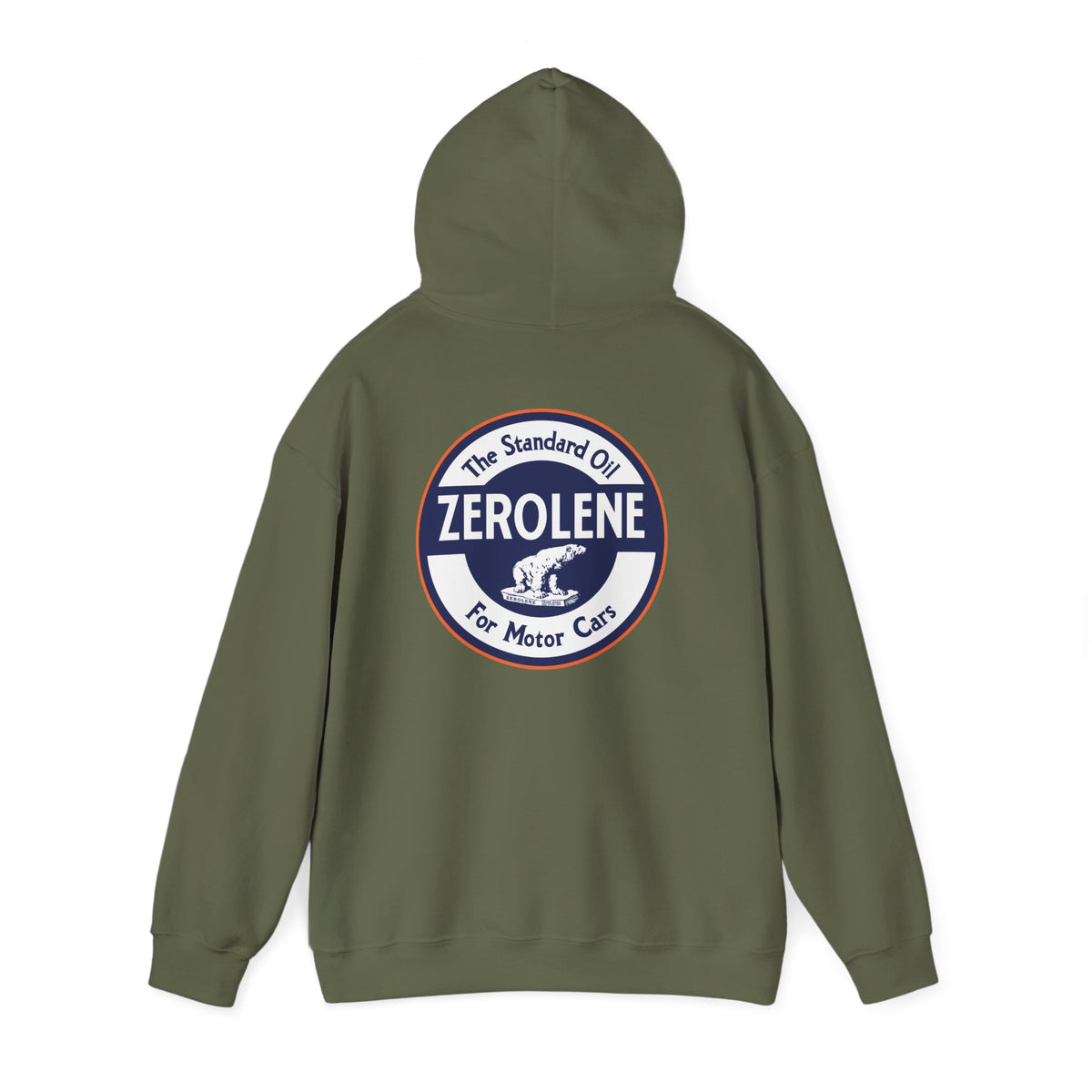 Zerolene Hoodie — Vintage Standard Oil Polar Bear | The Faded Label Co.