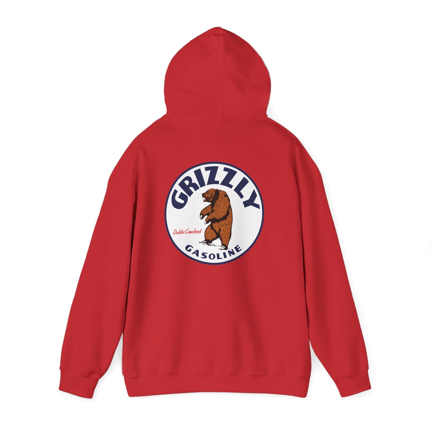 Grizzly Gasoline Logo Hoodie – Retro Bear Graphic Sweatshirt