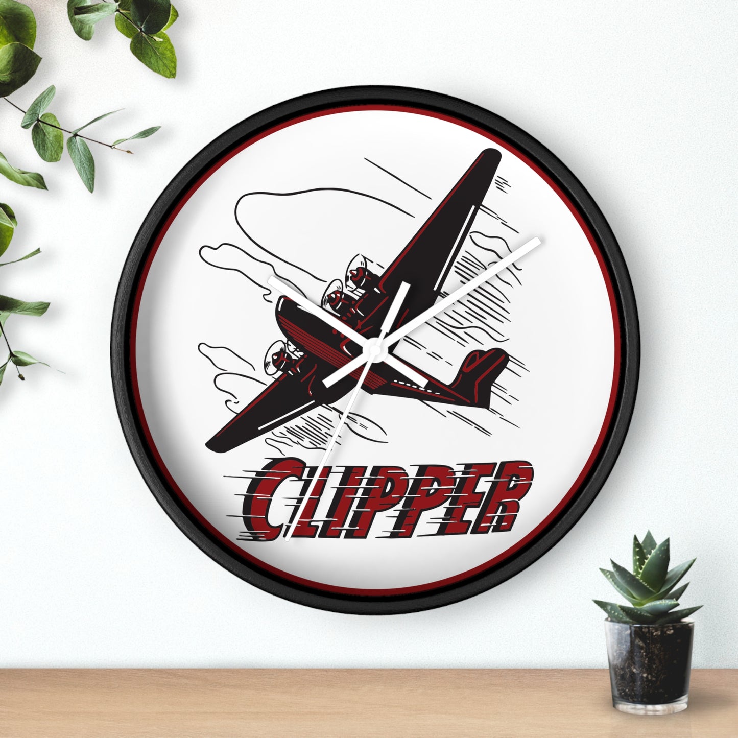 Clipper Petroleum Wall Clock — Vintage Petroliana Gift | The Faded Label Co.