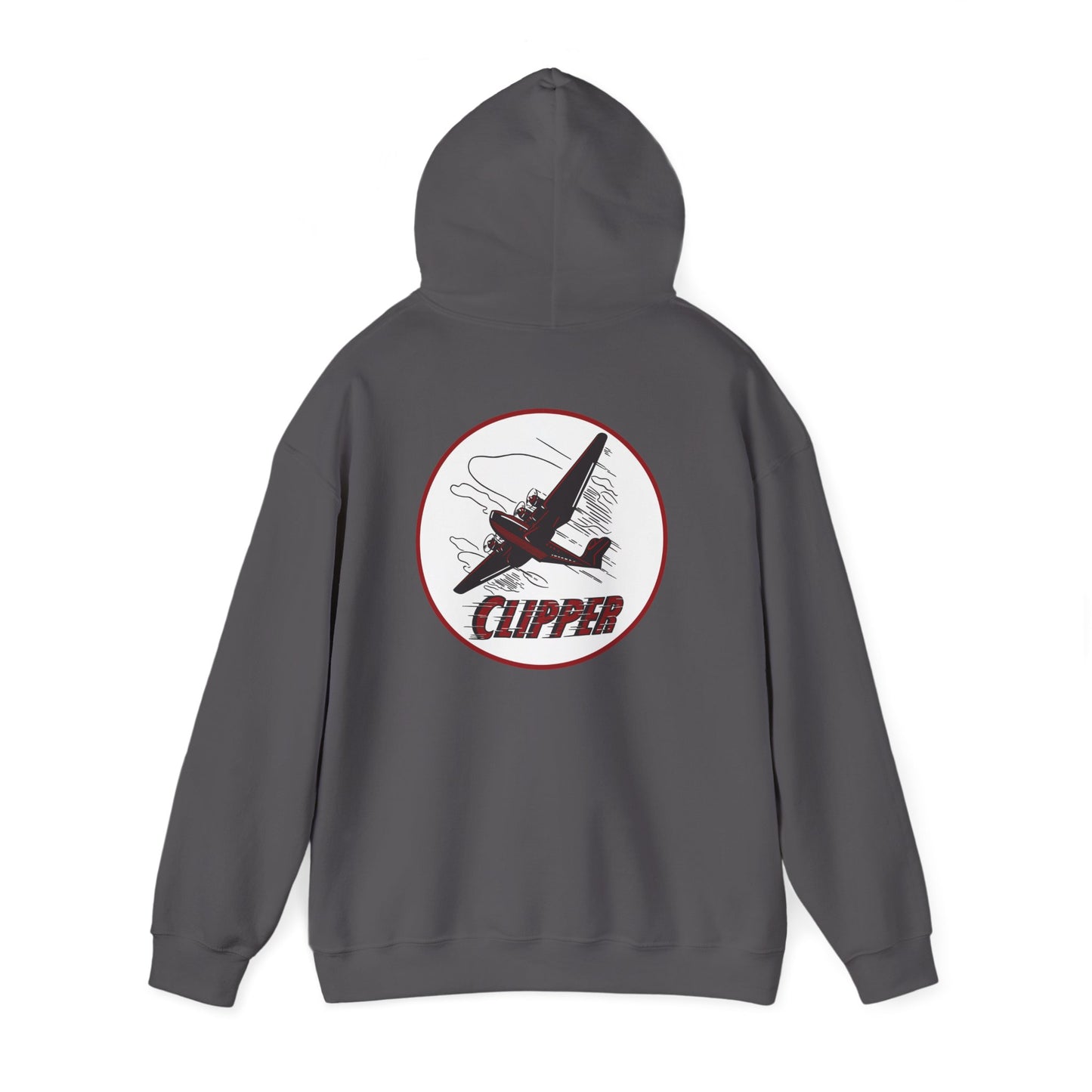 Aviation Clipper Hoodie – Vintage Plane Graphic Pullover