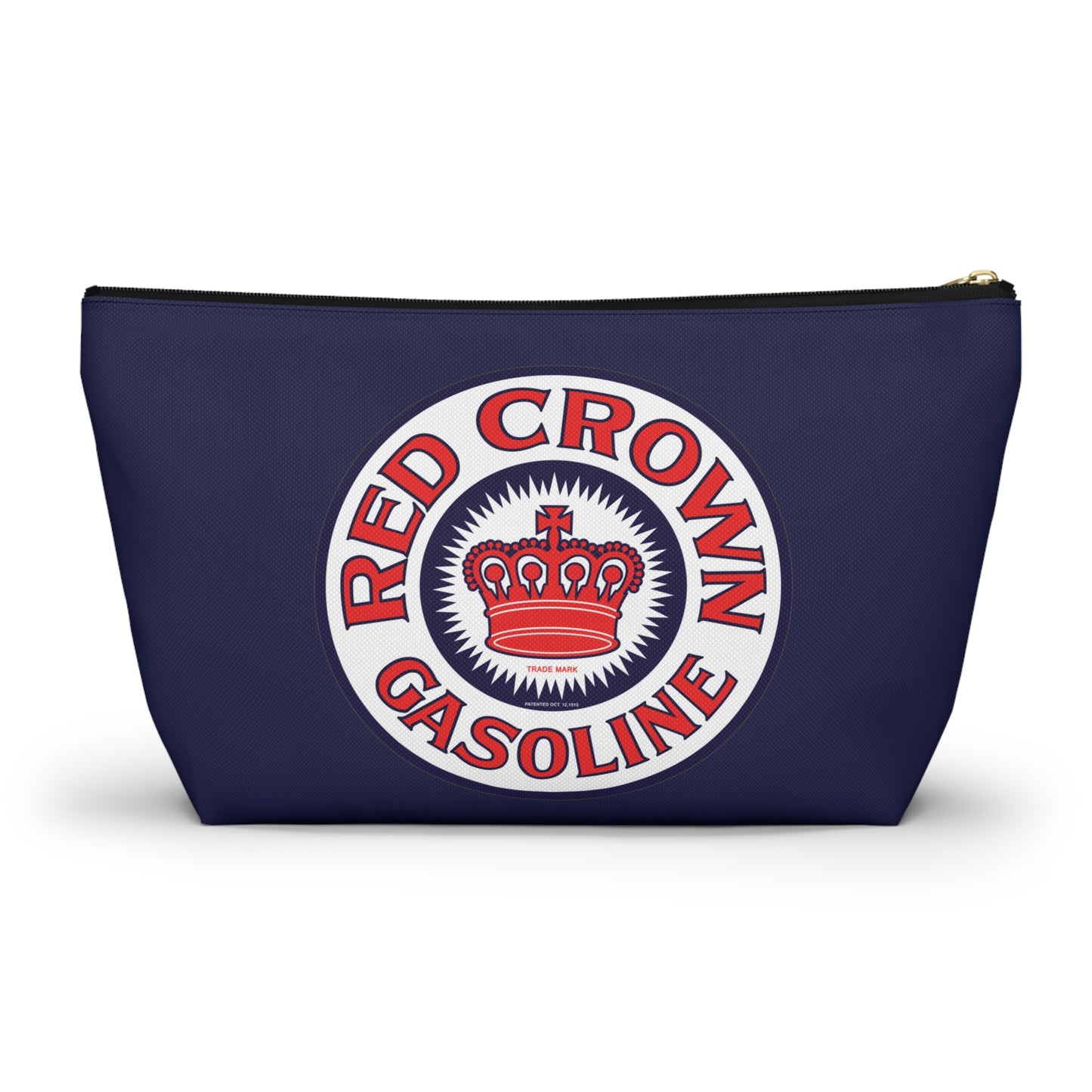 Red Crown Gasoline Accessory Pouch — Vintage Standard Oil Petroliana Gift | The Faded Label Co.