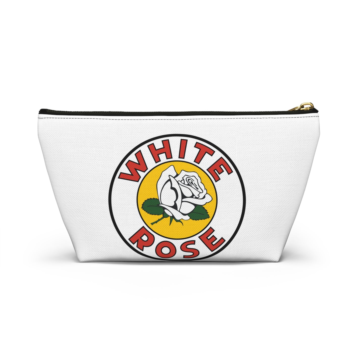 White Rose Gasoline Accessory Pouch — Vintage Canadian Petroliana Gift | The Faded Label Co.