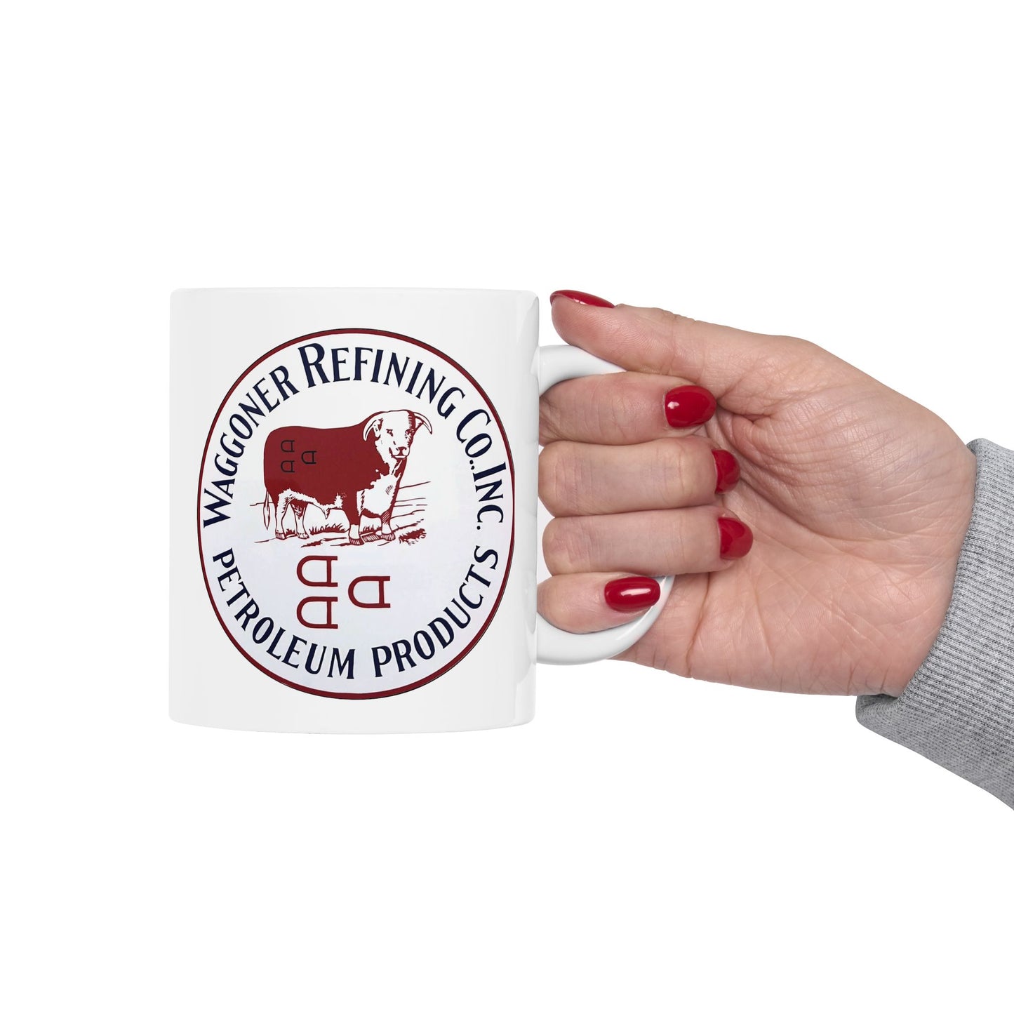 Waggoner Refining Co. Ceramic Mug — Vintage Texas Petroliana Gift | The Faded Label Co.