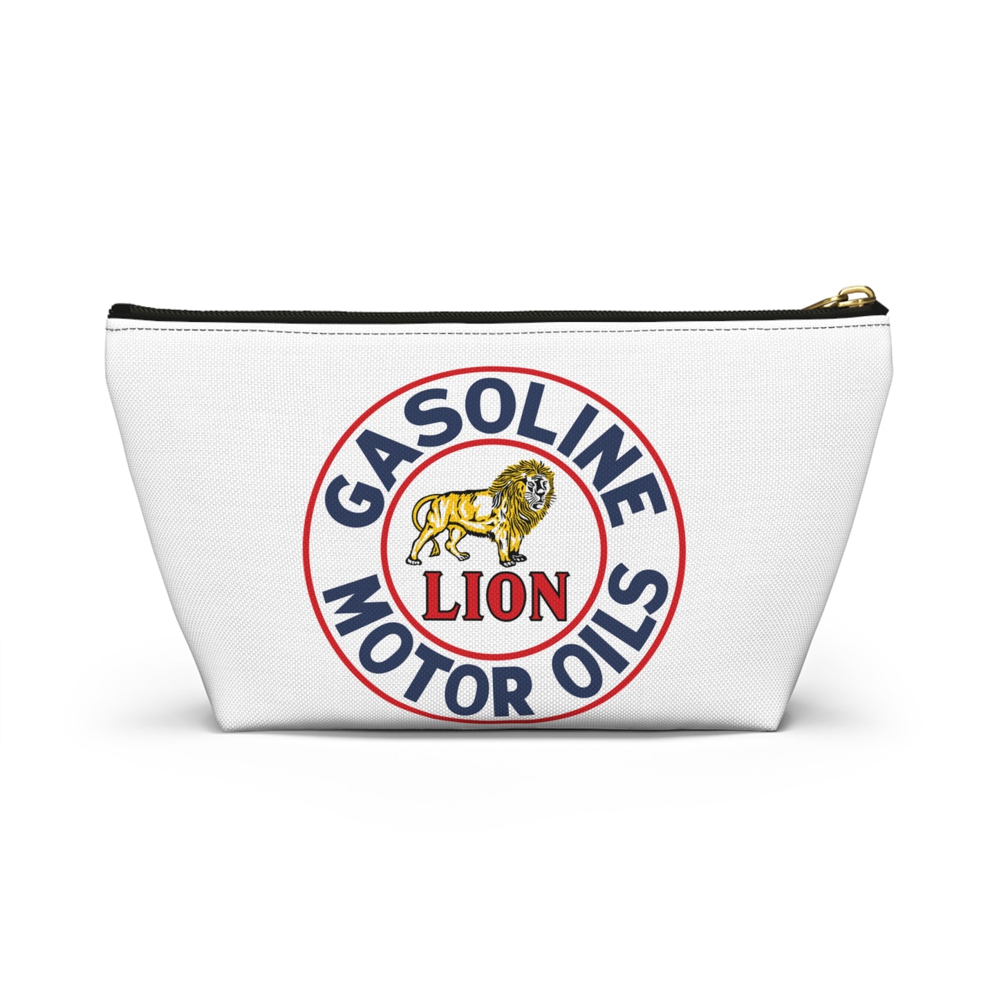 Lion Gasoline Accessory Pouch — Vintage Arkansas Petroliana Gift | The Faded Label Co.