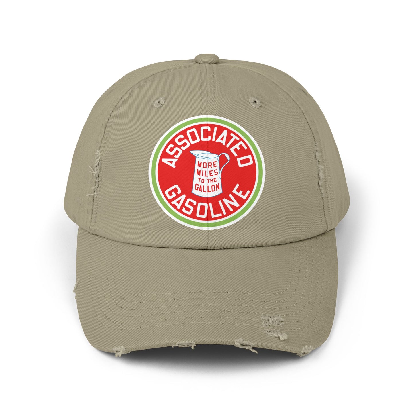 Associated Gasoline Distressed Cap — Vintage Petroliana Hat | The Faded Label Co.