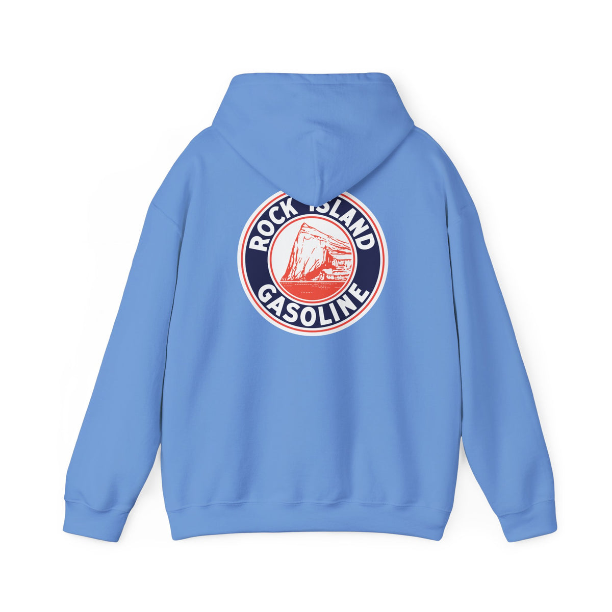 Rock Island Gasoline Hoodie — Vintage Petroliana | The Faded Label Co.