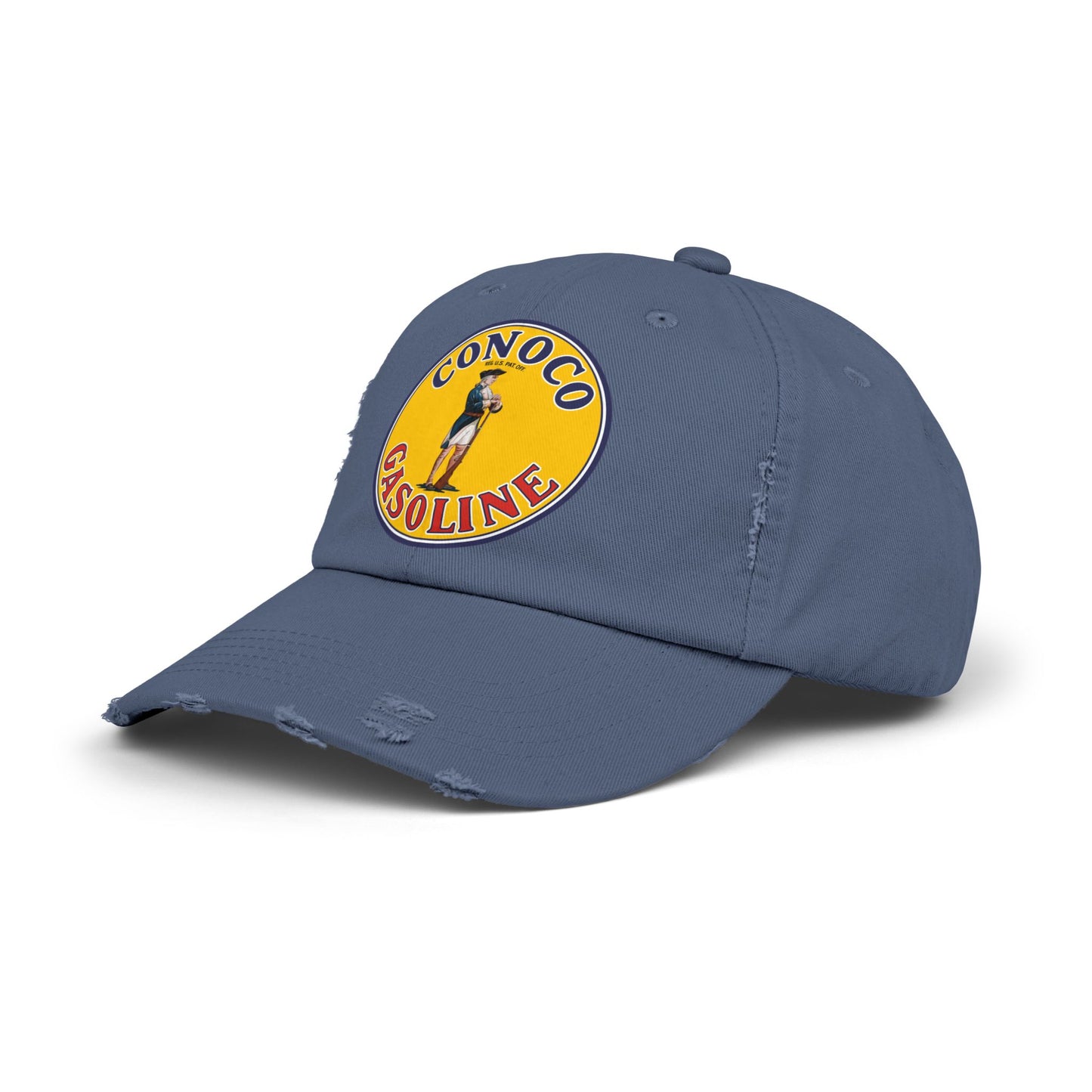 Conoco Minute Man Distressed Cap — Vintage Petroliana Hat | The Faded Label Co.