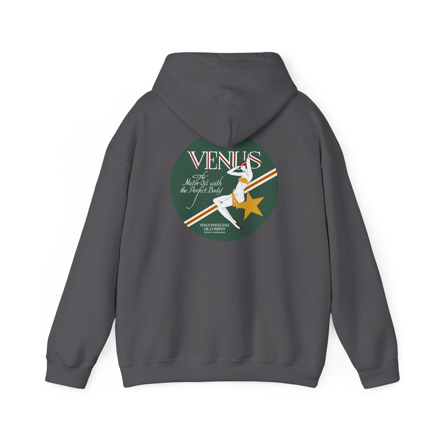 Venus Retro Rocket Hoodie — Vintage Space Pinup Graphic Sweatshirt