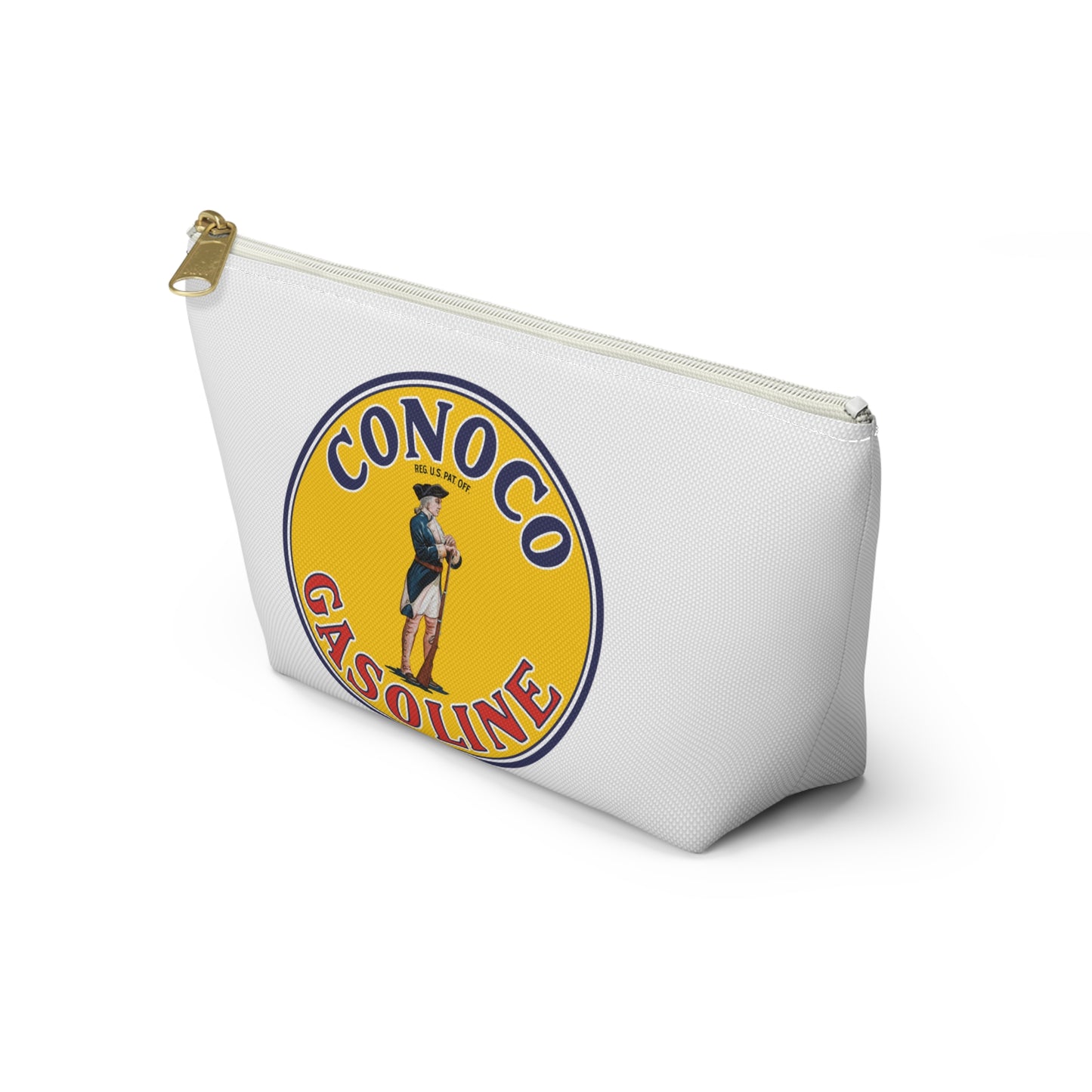 Conoco Minute Man Accessory Pouch — Vintage Petroliana Gift | The Faded Label Co.