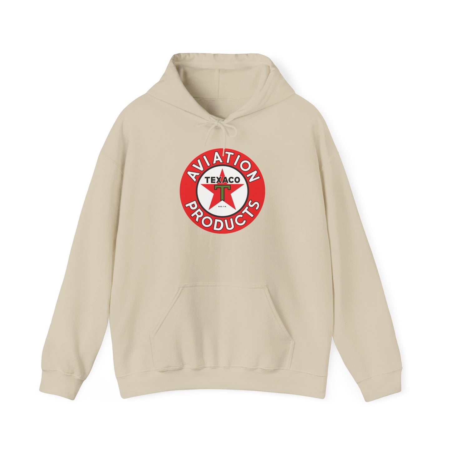 Texaco Aviation Products Hoodie — Vintage Aviation Logo Sweatshirt