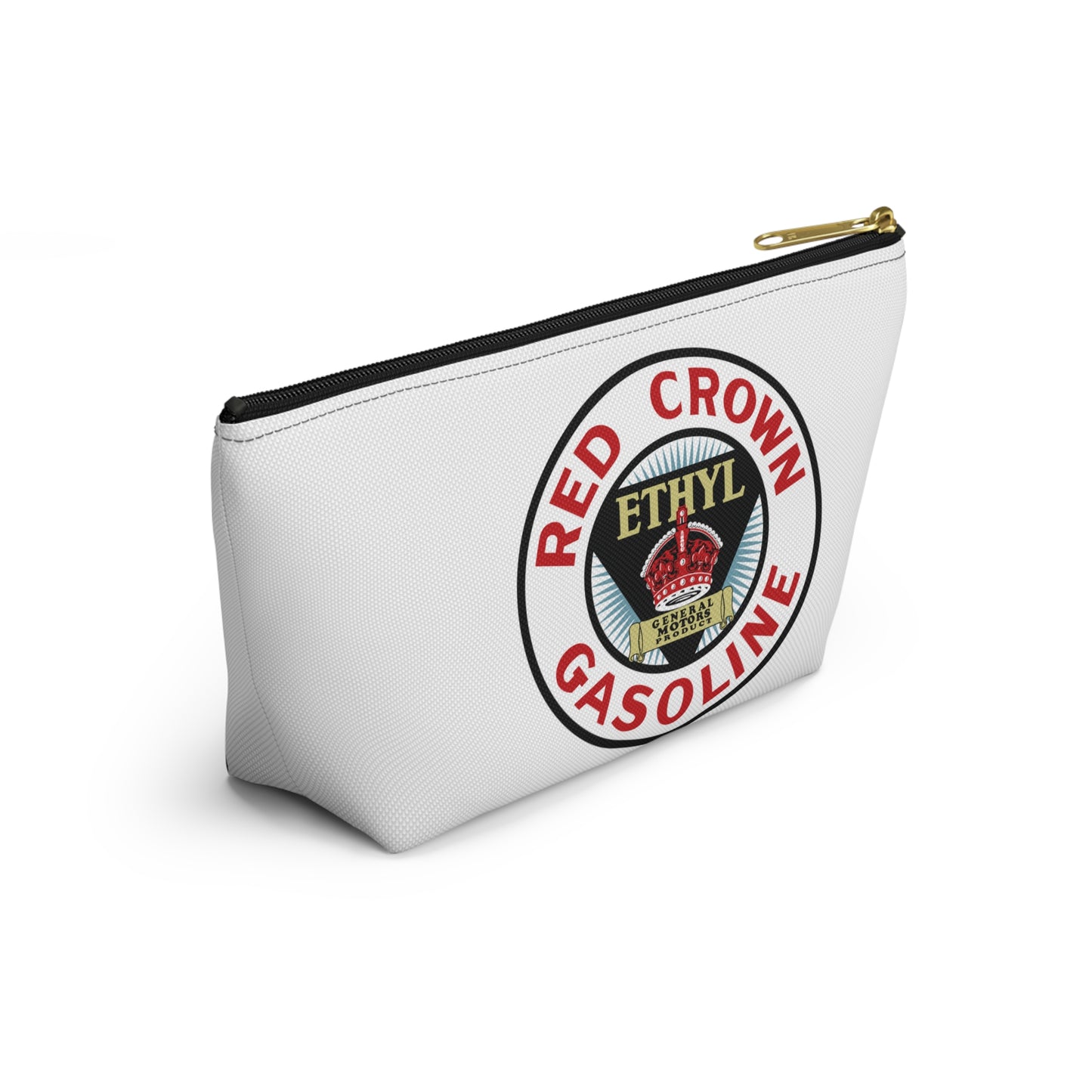 Red Crown Ethyl Accessory Pouch — Vintage Standard Oil Petroliana Gift | The Faded Label Co.