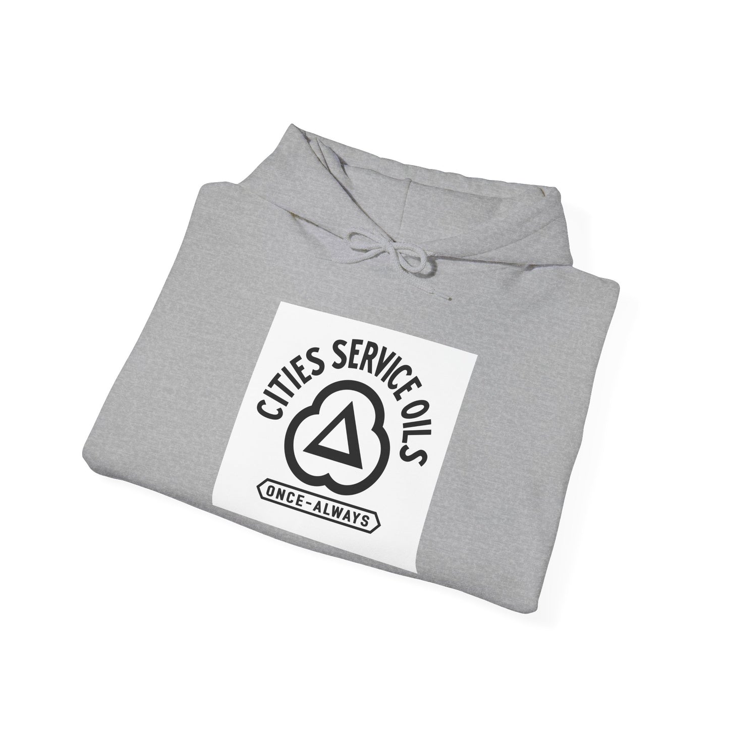 Cities Service Oils Logo Hoodie — 'Once & Always' Retro Gasoline Streetwear