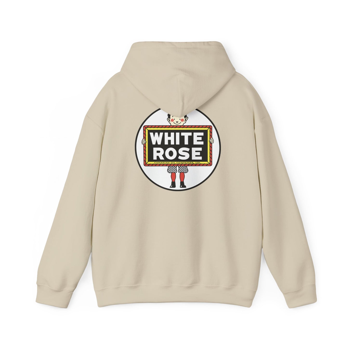White Rose Logo Hoodie — Vintage Protest Graphic Sweatshirt little boy slate