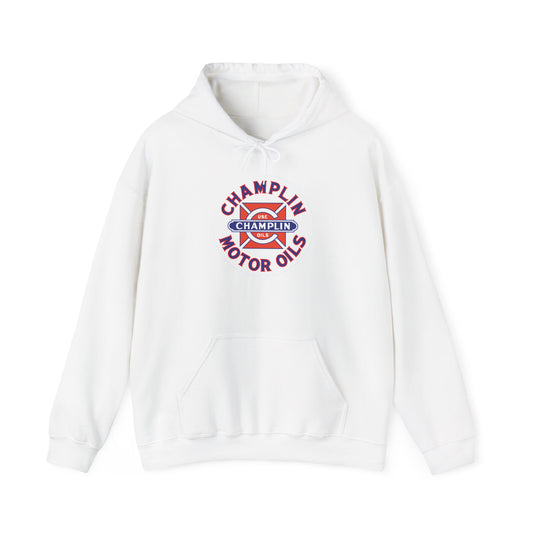 Champlin Motor Oils Hoodie — Vintage Oklahoma Petroliana | The Faded Label Co.