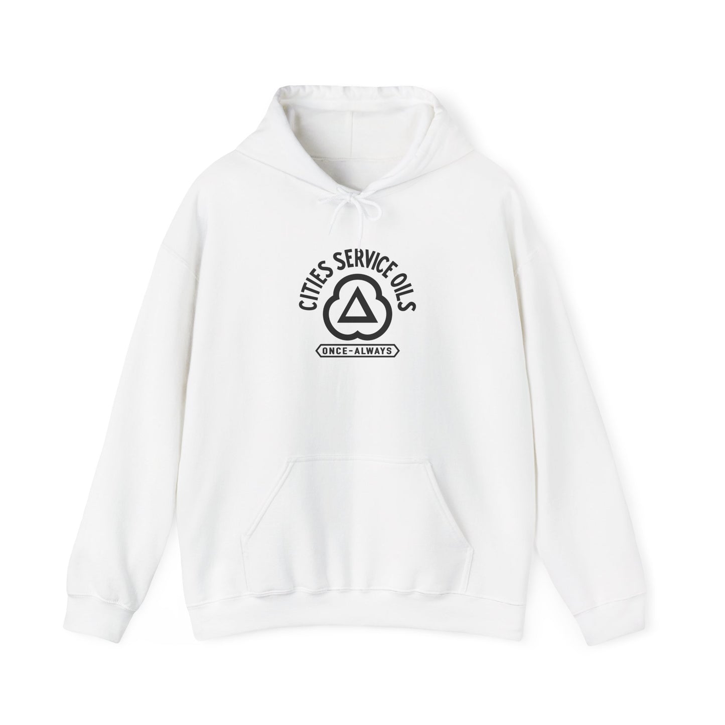 Cities Service Oils Logo Hoodie — 'Once & Always' Retro Gasoline Streetwear