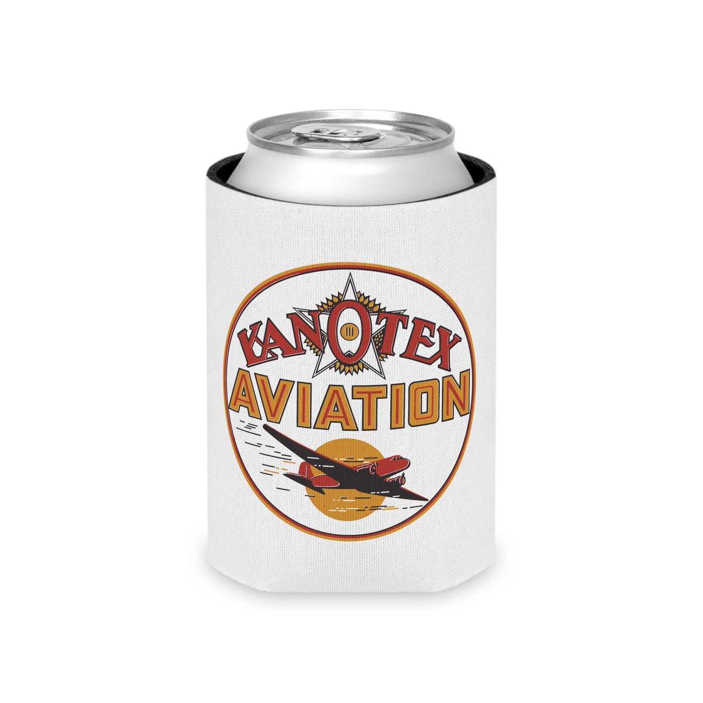 Kanotex Aviation Can Cooler — Vintage Petroliana Gift | The Faded Label Co.