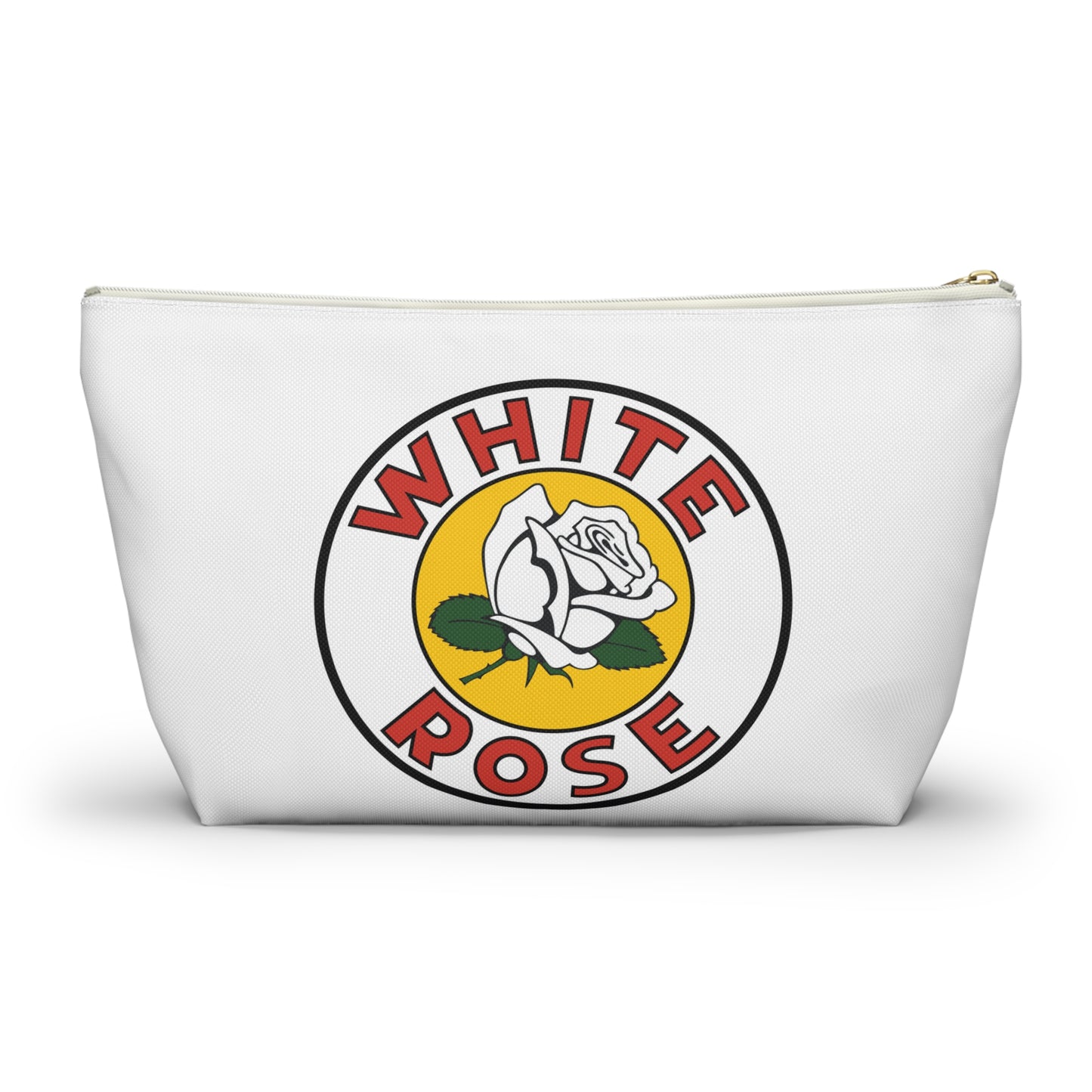 White Rose Gasoline Accessory Pouch — Vintage Canadian Petroliana Gift | The Faded Label Co.