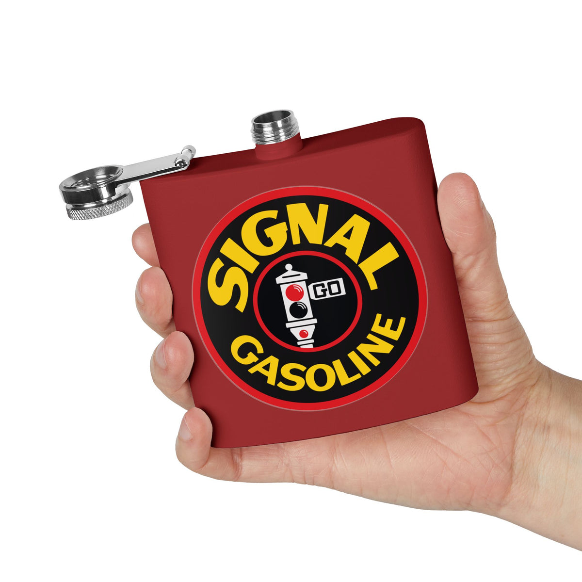 Signal Gasoline Flask — Vintage California Petroliana Gift | The Faded Label Co.