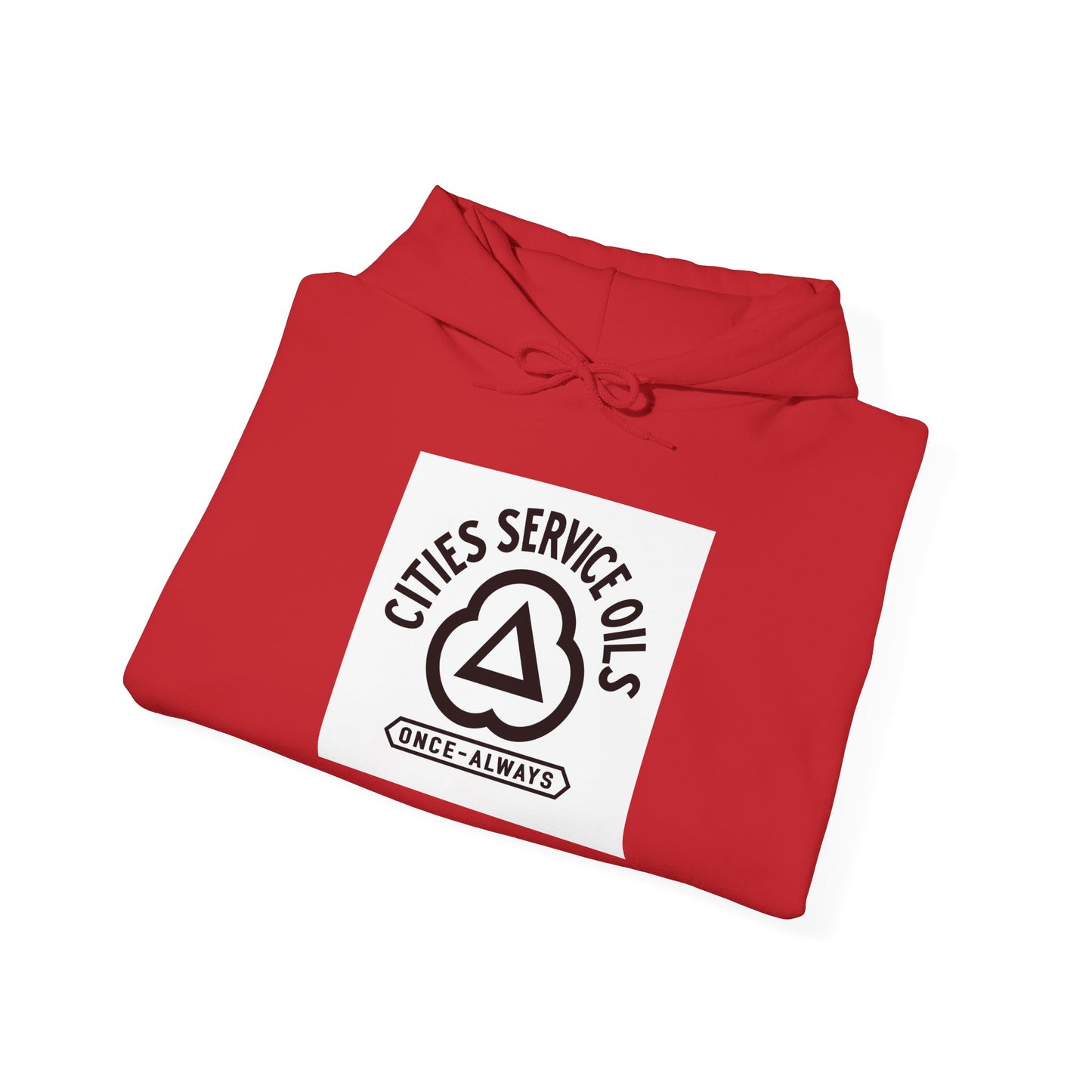 Cities Service Oils Logo Hoodie — 'Once & Always' Retro Gasoline Streetwear