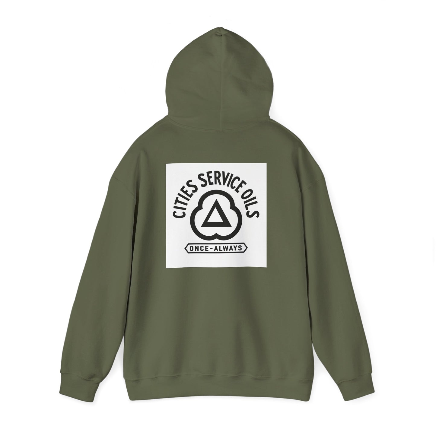 Cities Service Oils Logo Hoodie — 'Once & Always' Retro Gasoline Streetwear