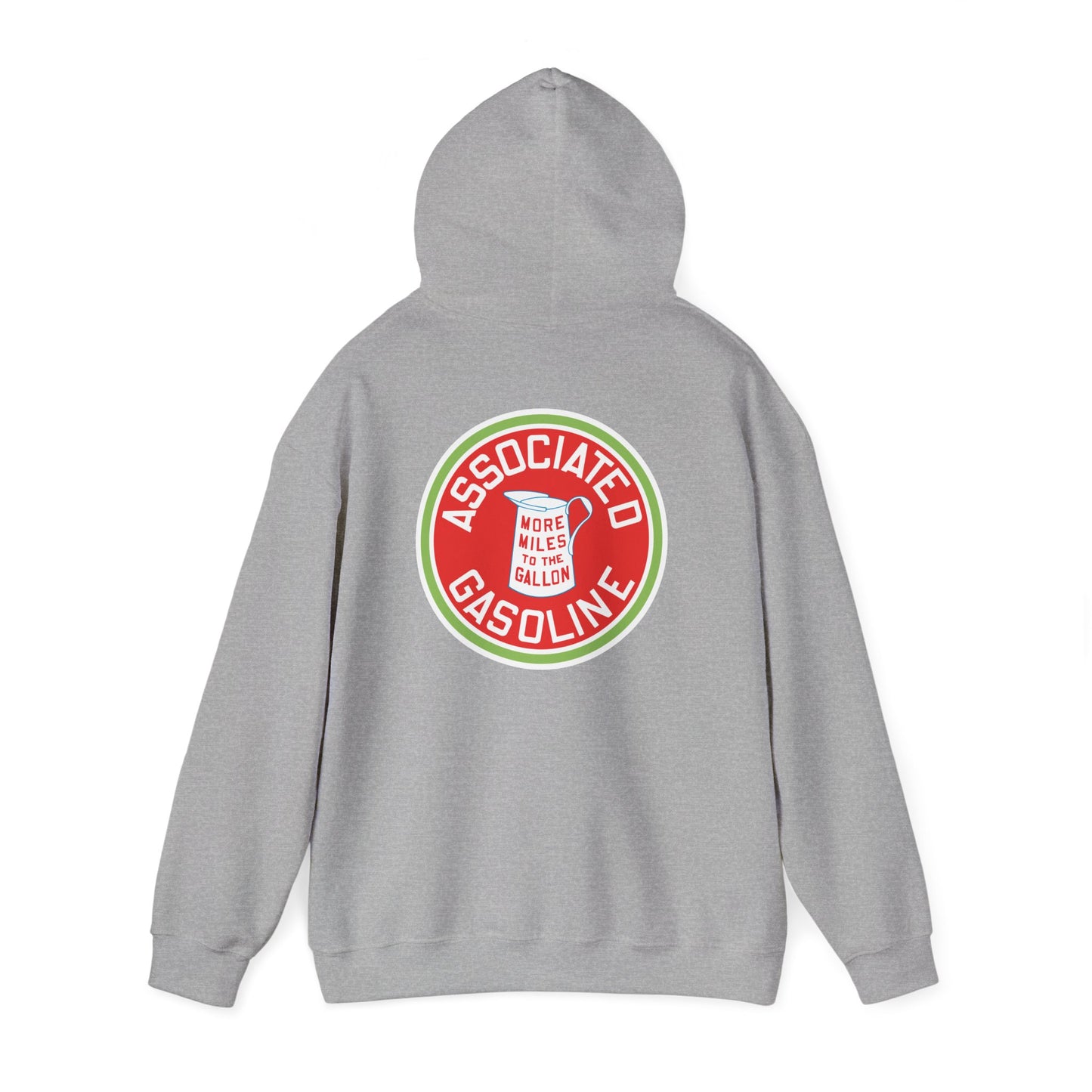 Associated Gasoline Gasoline Logo Hoodie — Vintage Retro Petrol Patch