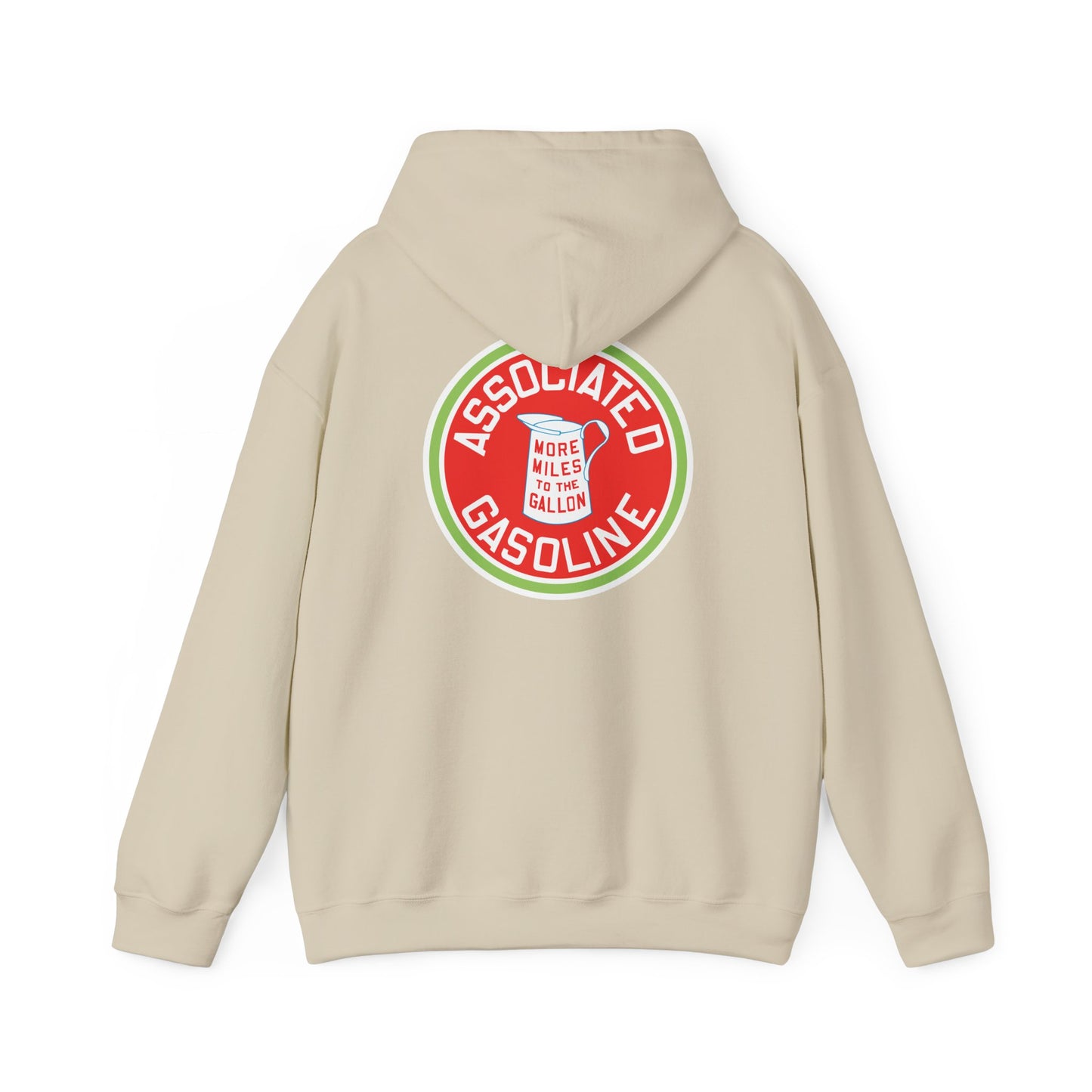 Associated Gasoline Gasoline Logo Hoodie — Vintage Retro Petrol Patch