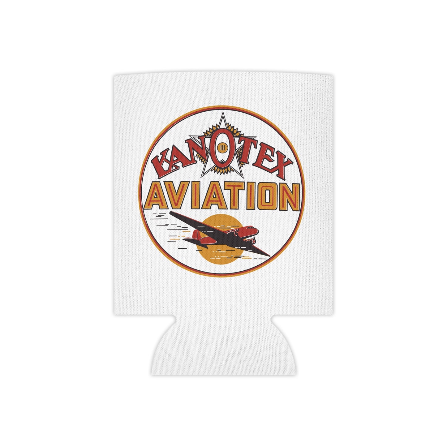 Kanotex Aviation can cooler — vintage petroliana gift — The Faded Label Co.