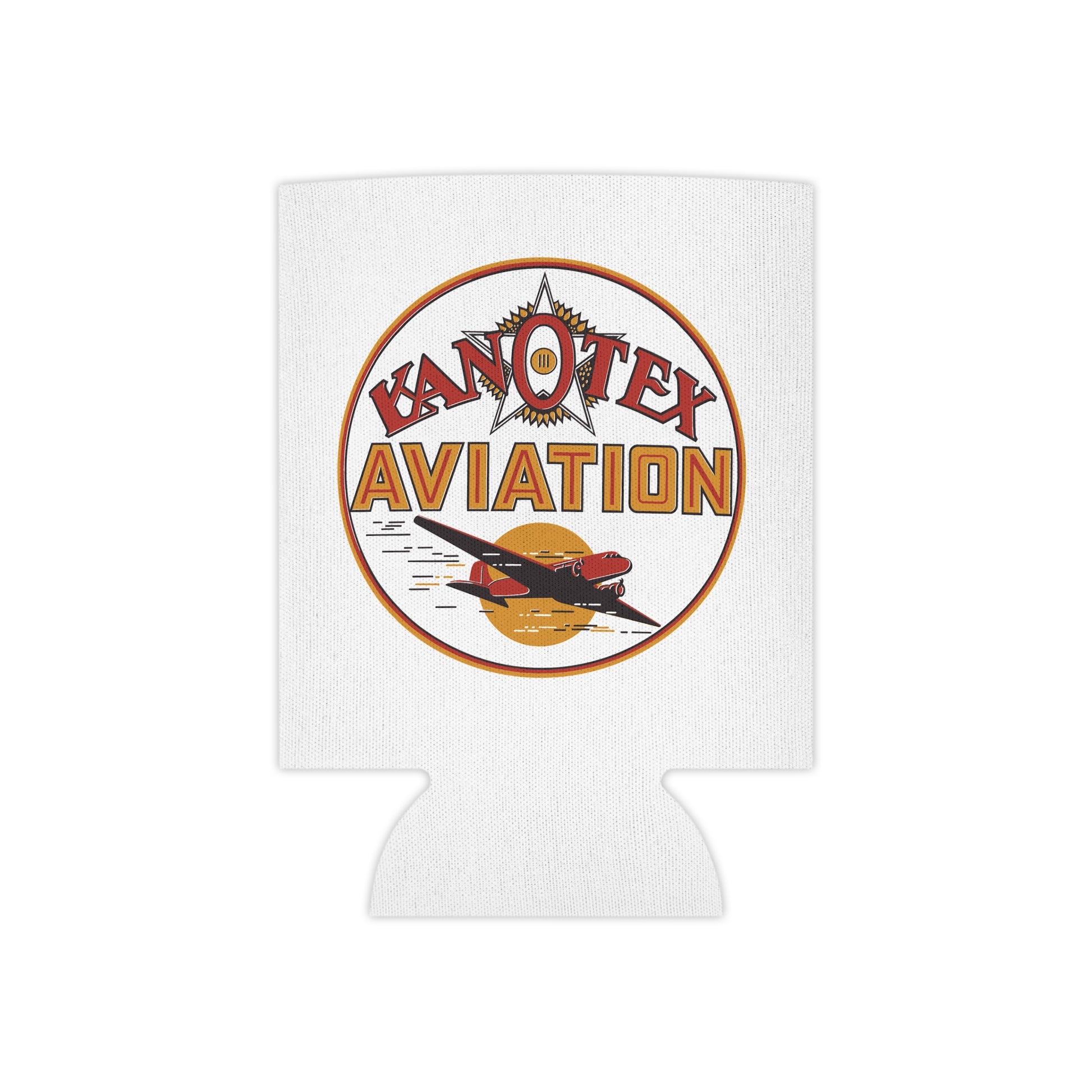 Kanotex Aviation can cooler — vintage petroliana gift — The Faded Label Co.