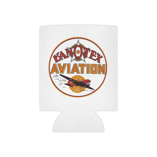 Kanotex Aviation can cooler — vintage petroliana gift — The Faded Label Co.