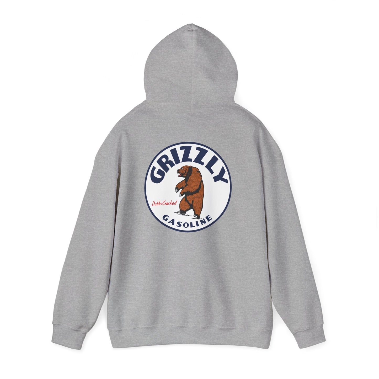 Grizzly Gasoline Logo Hoodie – Retro Bear Graphic Sweatshirt