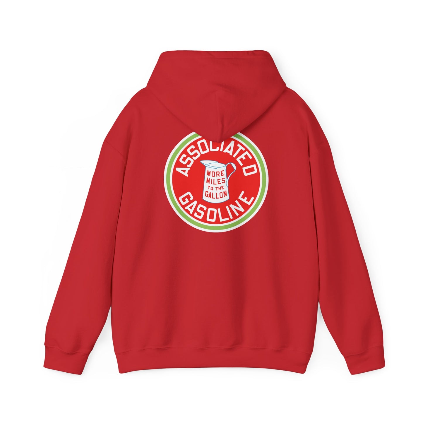 Associated Gasoline Gasoline Logo Hoodie — Vintage Retro Petrol Patch