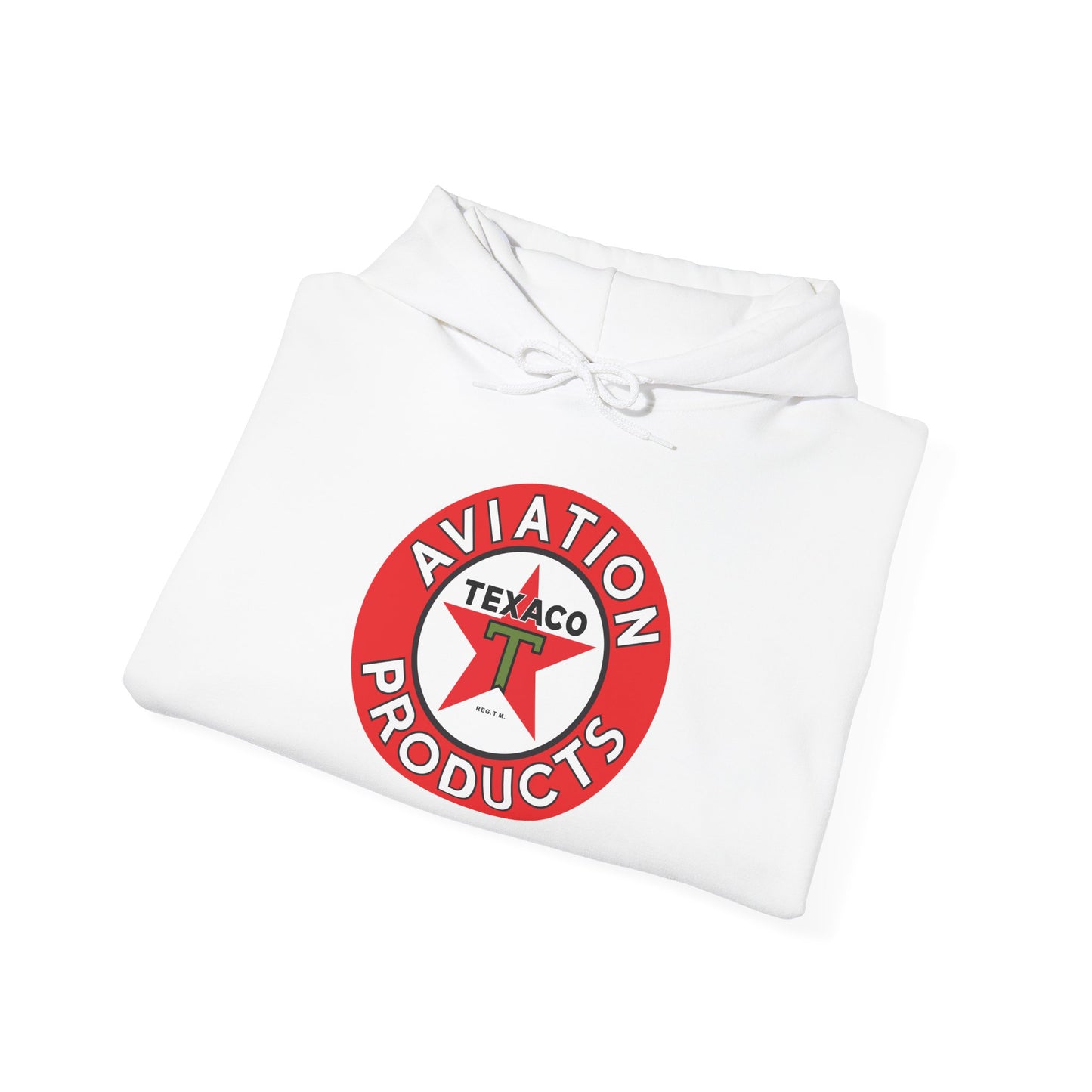Texaco Aviation Products Hoodie — Vintage Aviation Logo Sweatshirt