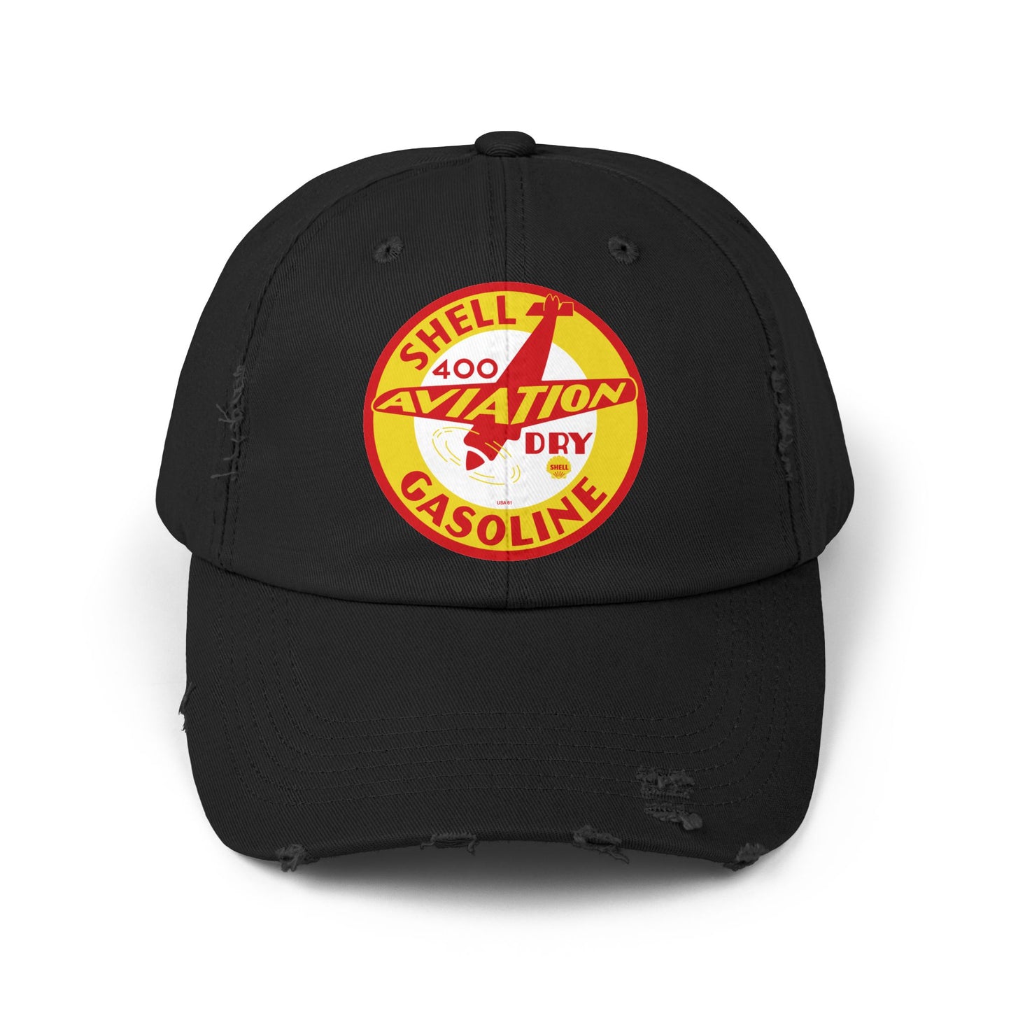 Shell aviation 400 Gasoline Aviation Patch Cap – Vintage Shell 400 Distressed Hat