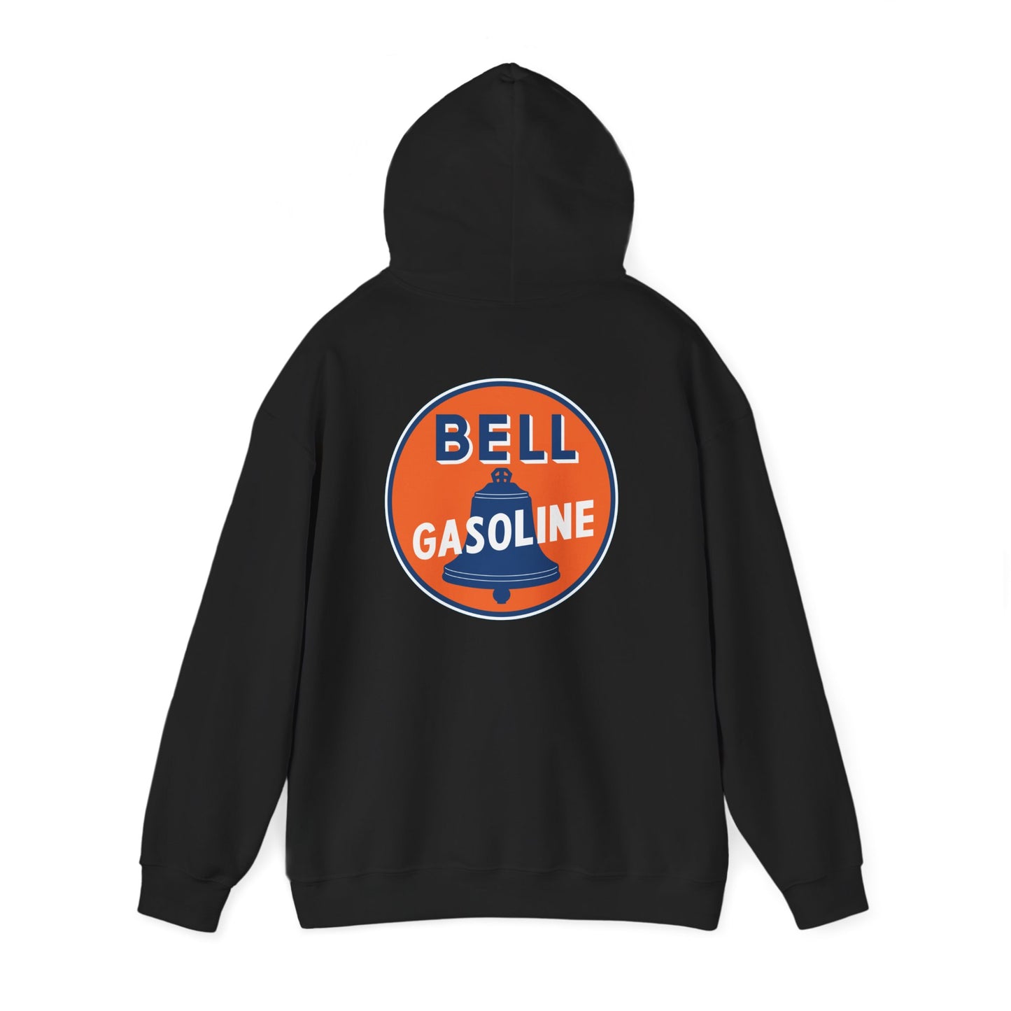 Bell Gasoline Logo Hoodie — Vintage Gas Station Graphic Sweatshirt