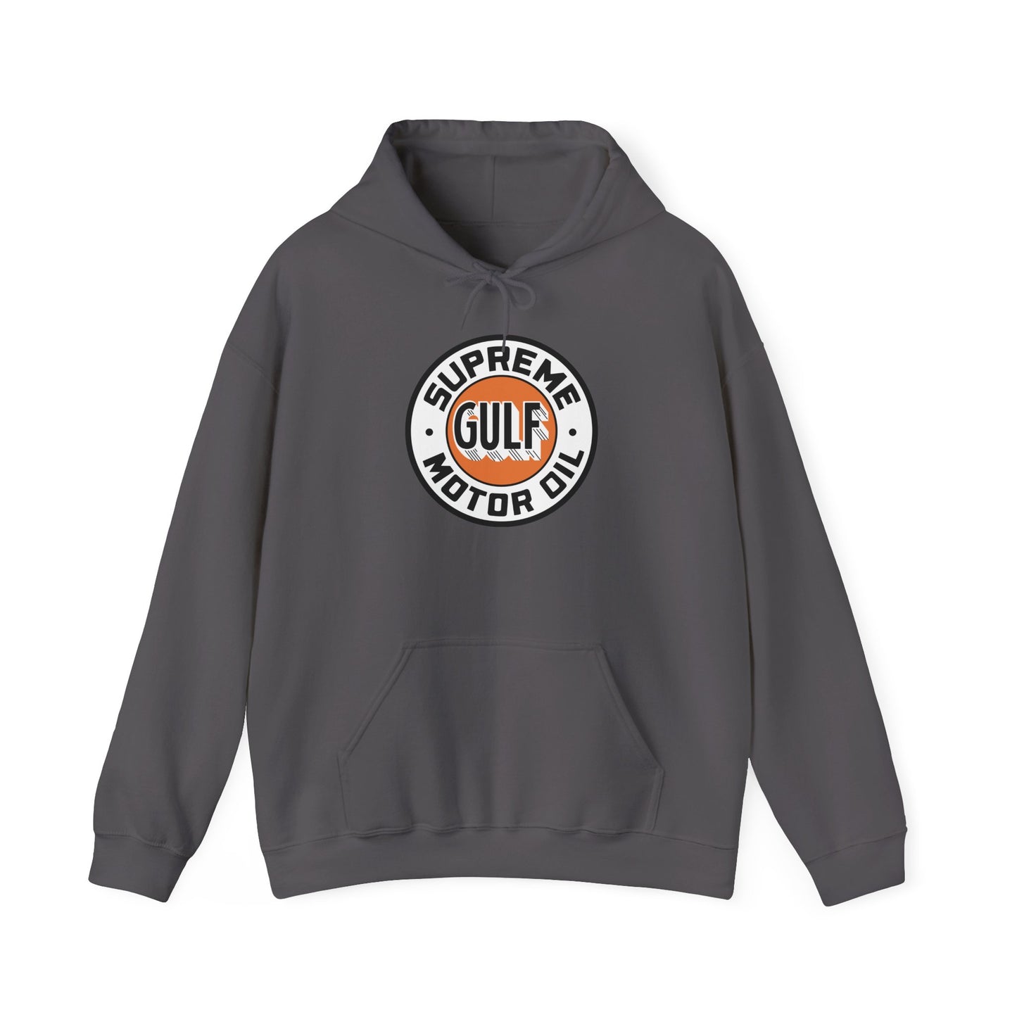 Gulf Motor Oil Logo Hoodie — Vintage Racing Gasoline Sweatshirt